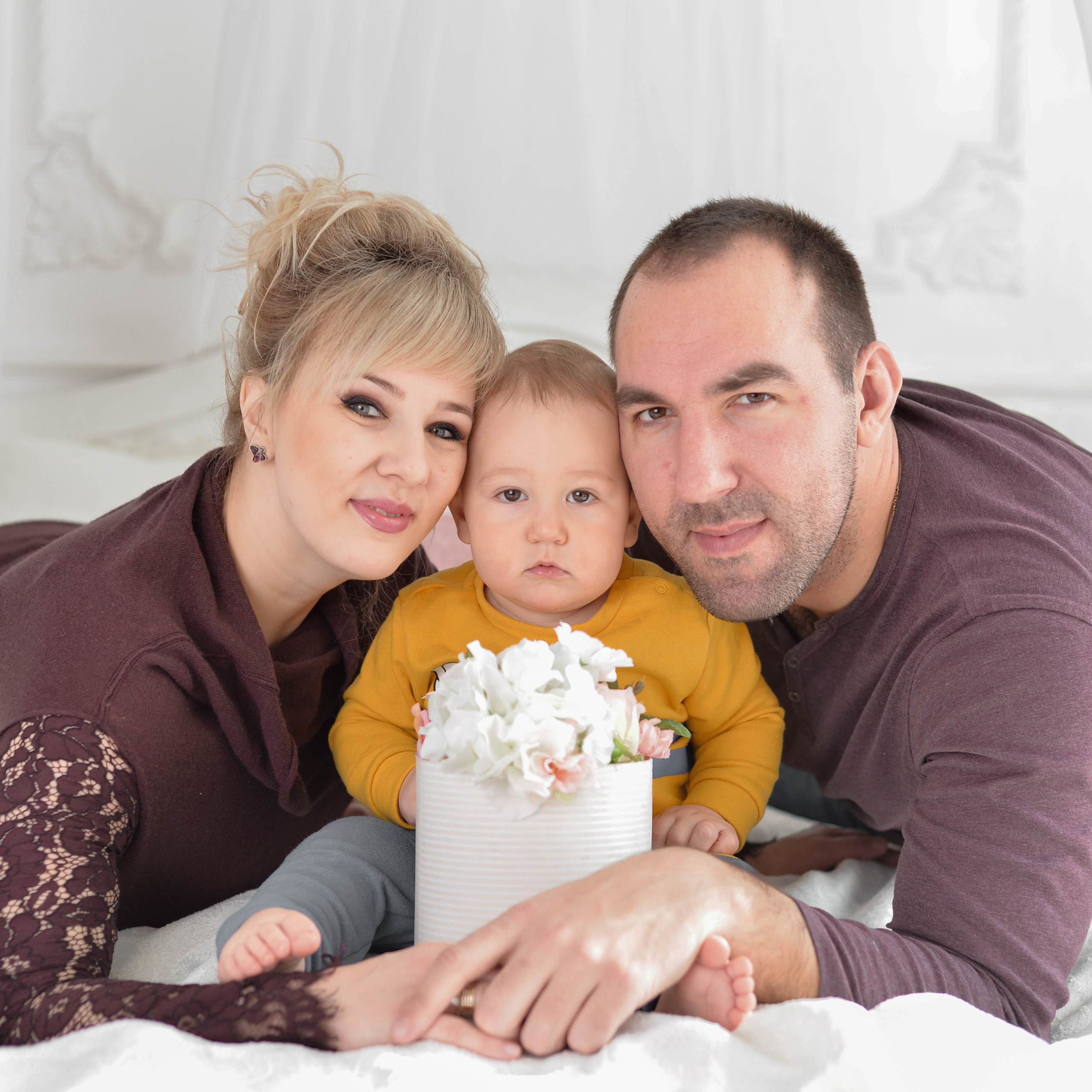 Мария, Александр и Вовчик. Февраль 2020