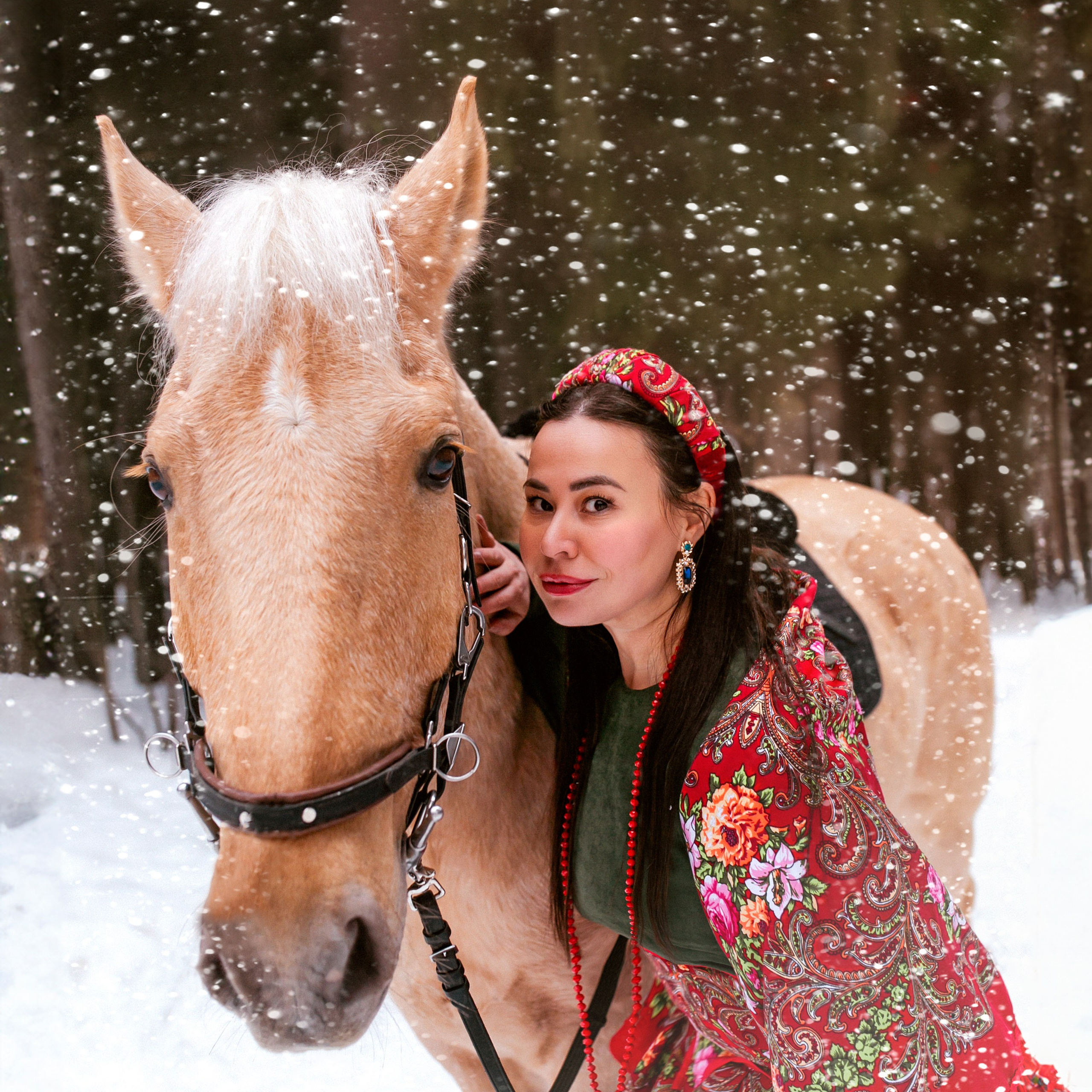 Зимняя прогулка в лесу