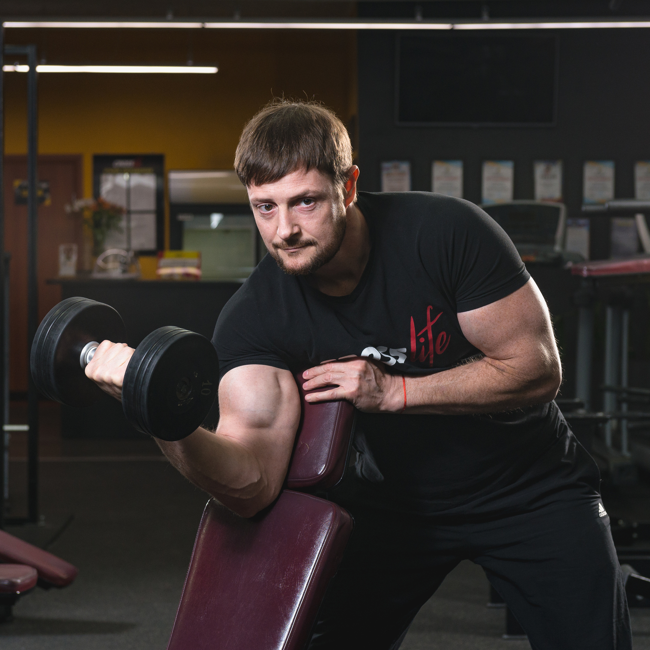 Рекламная фотосессия для тренажерного зала "CrossLife" в Ялте