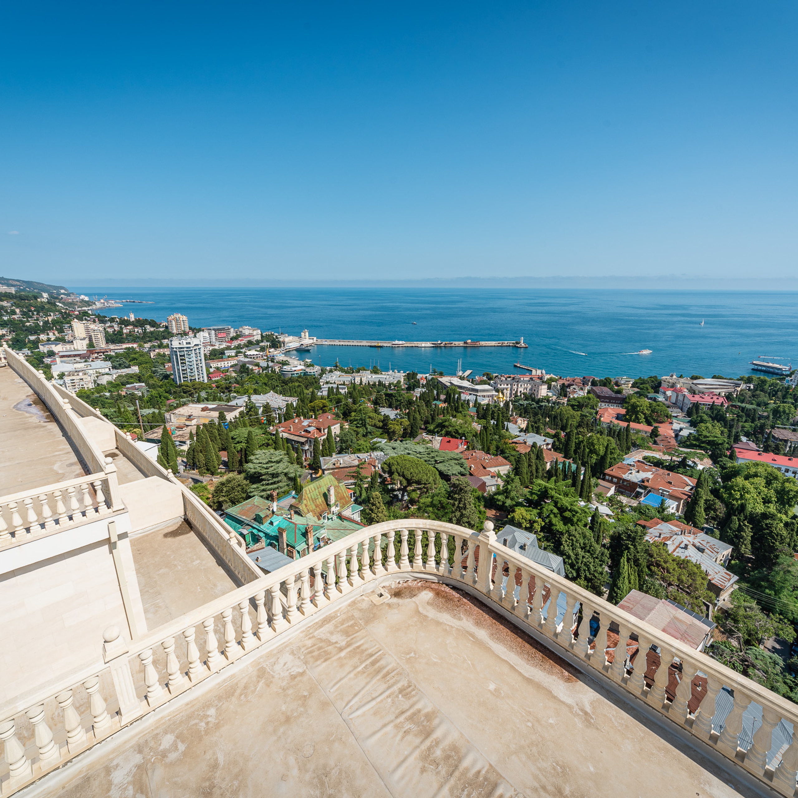 Фотосъемка строящегося объекта ЖК Аквамарин в г. Ялта