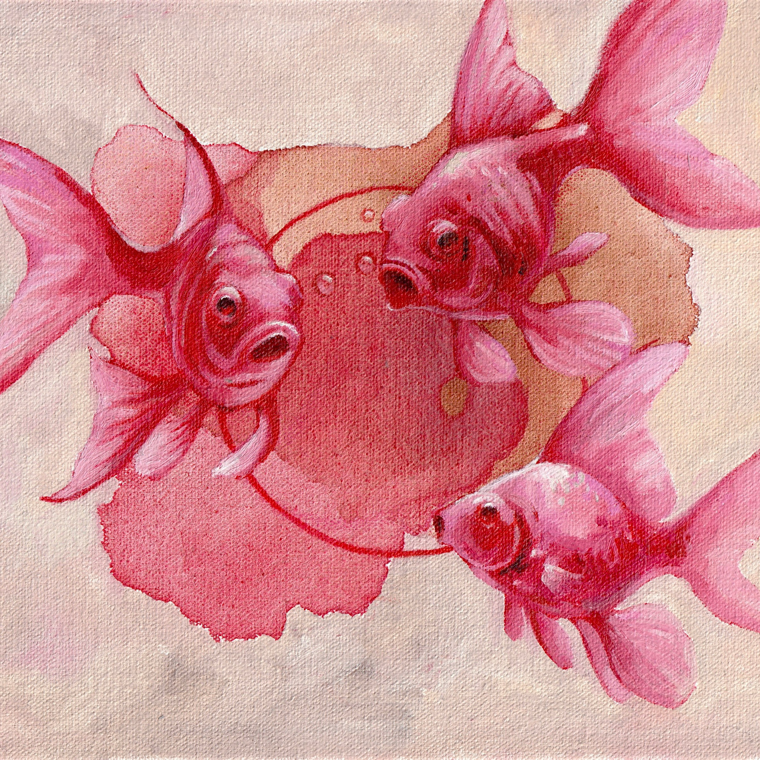 "Глубинные практики", 20х25, масло, холст на картоне, 2024