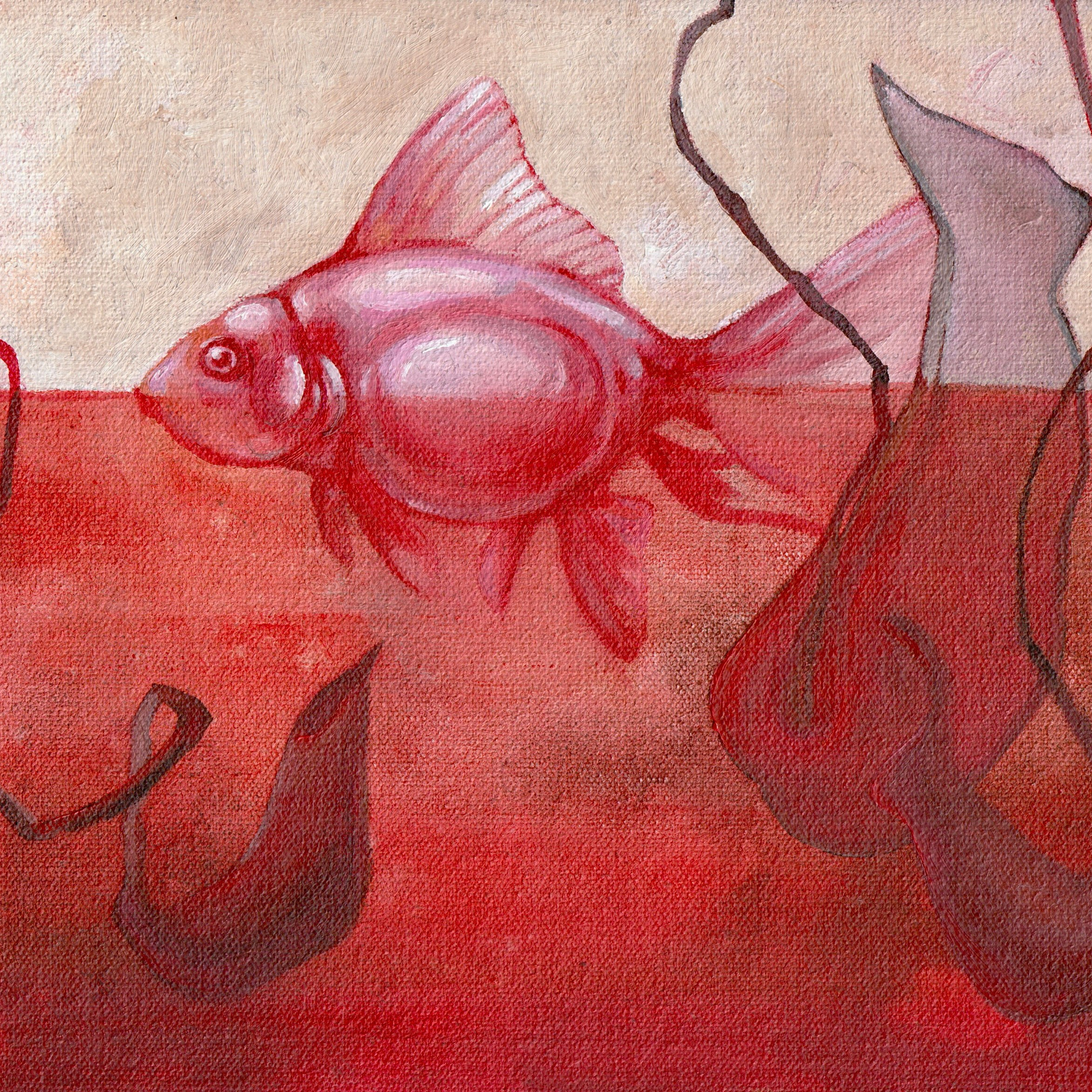 "Новые формы жизни", 20х25, масло, холст на картоне, 2024