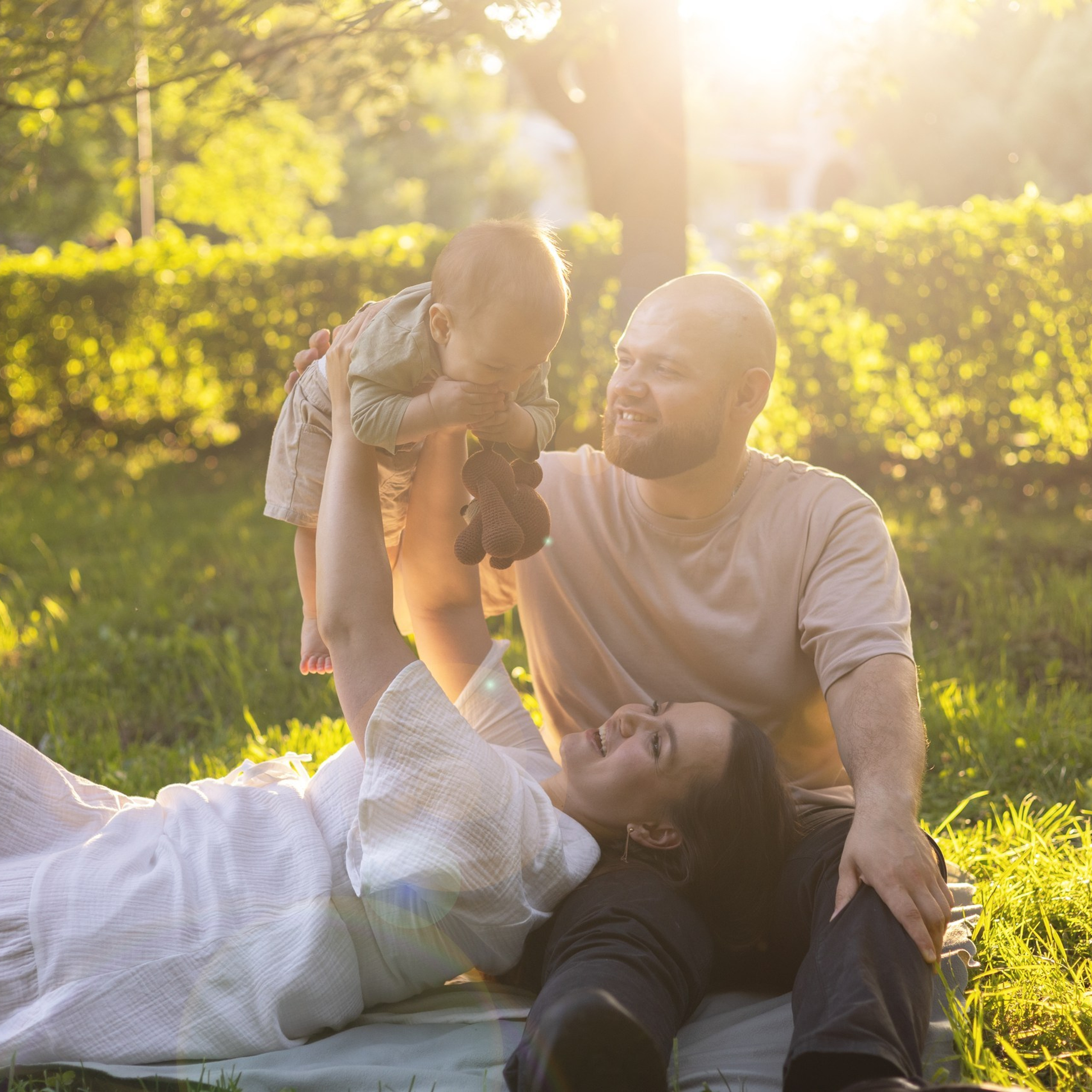 Анна, Илья и малыш Марк ♡