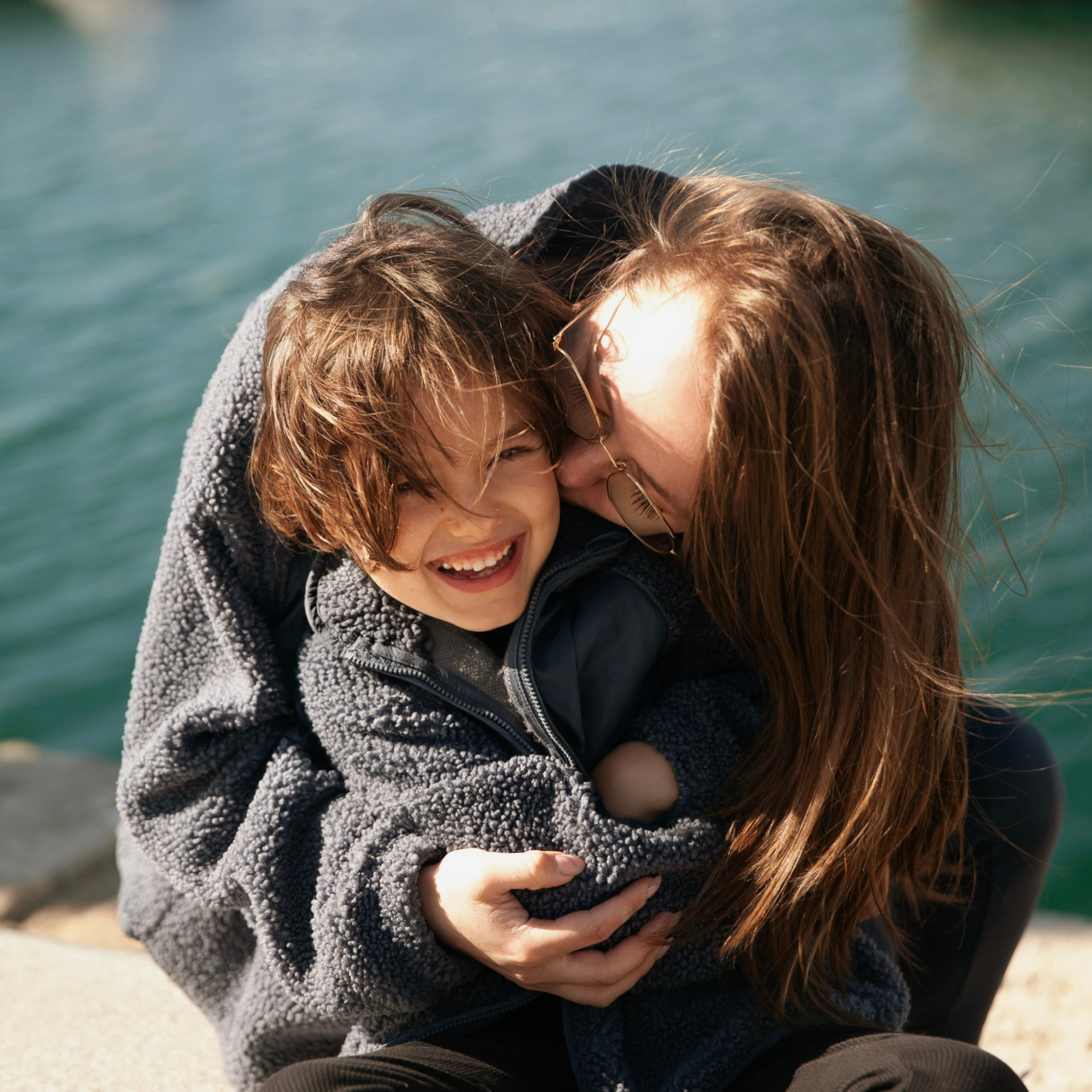 Ingrid with little son