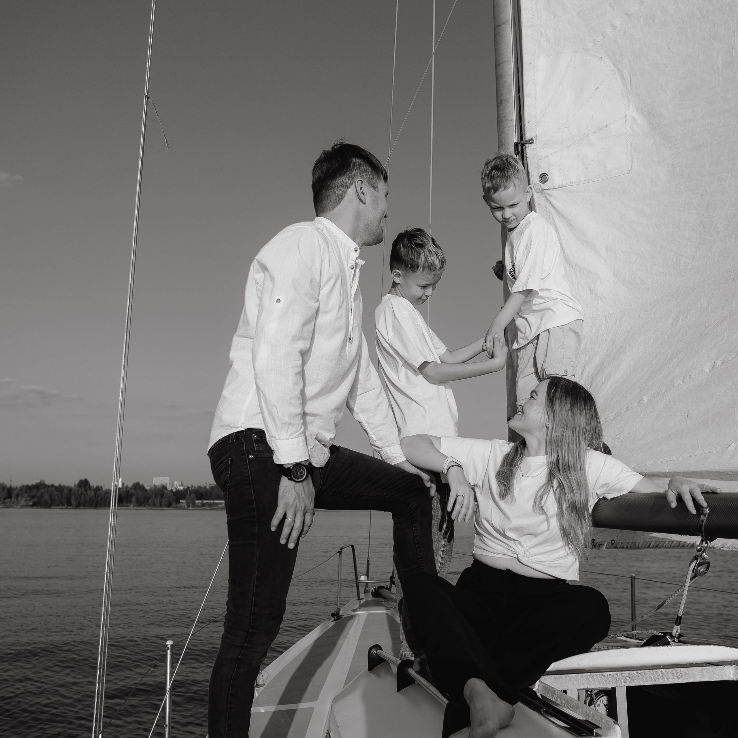 Семейная на яхте