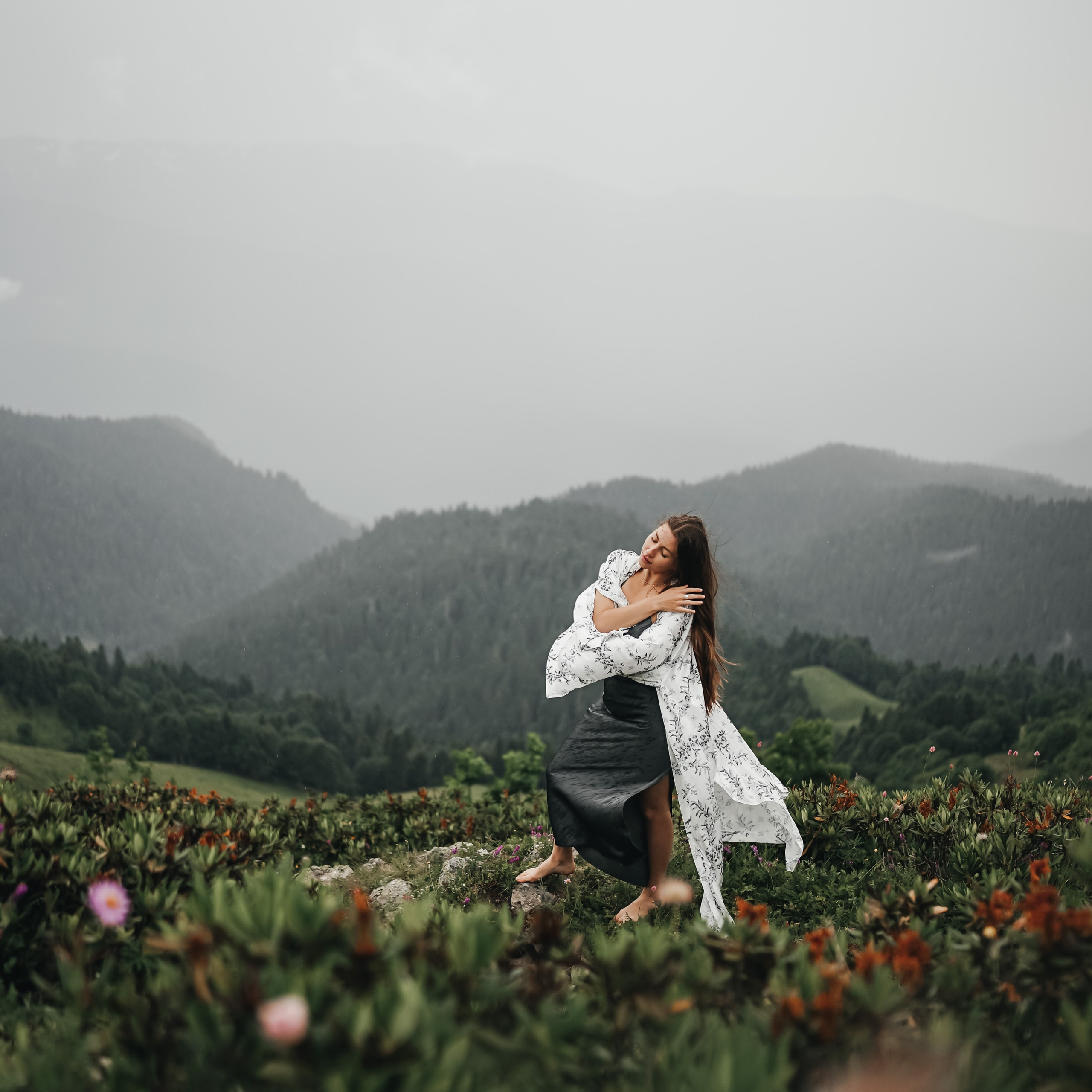 Ксюша в горах