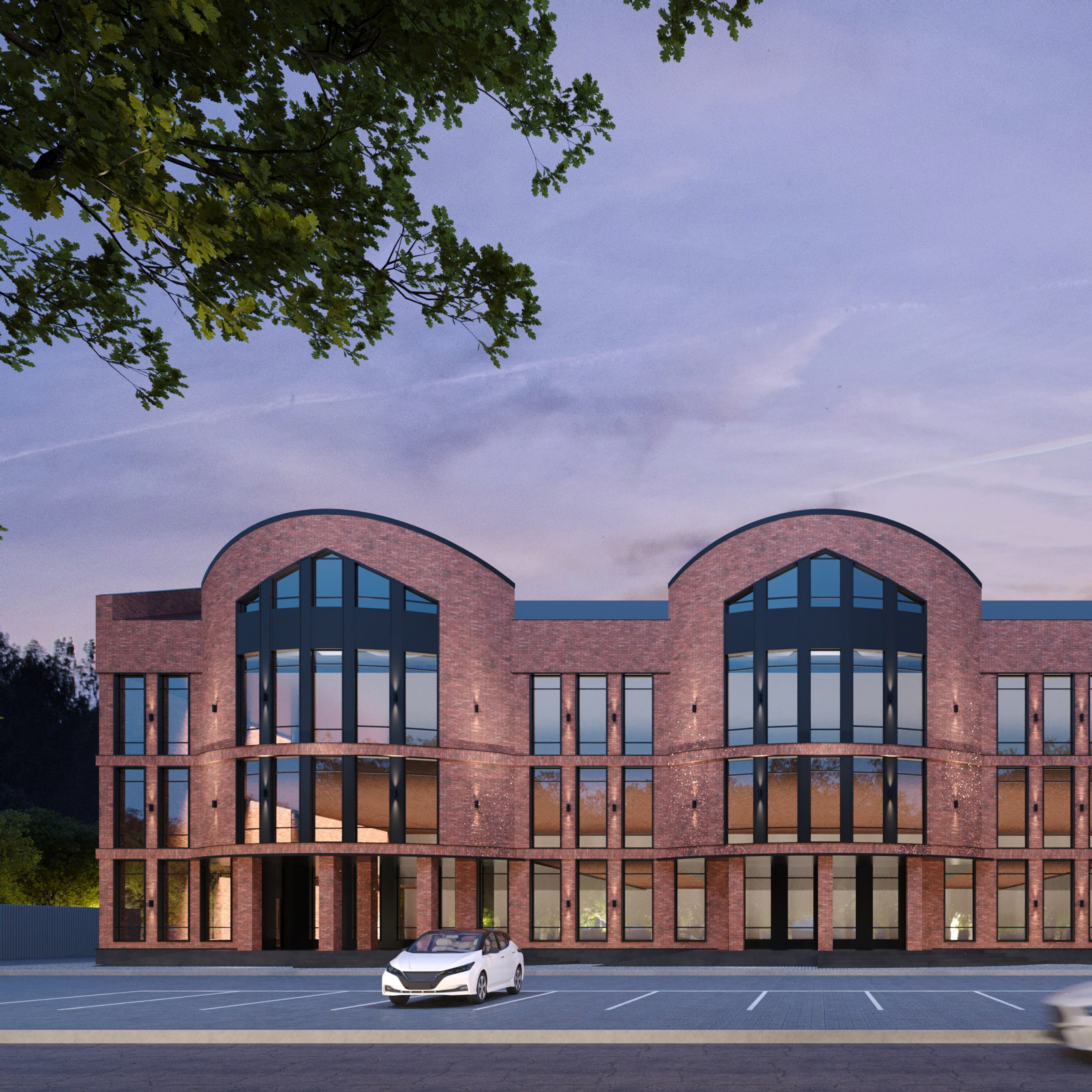 Реконструкция фасада здания по улице Подлужная