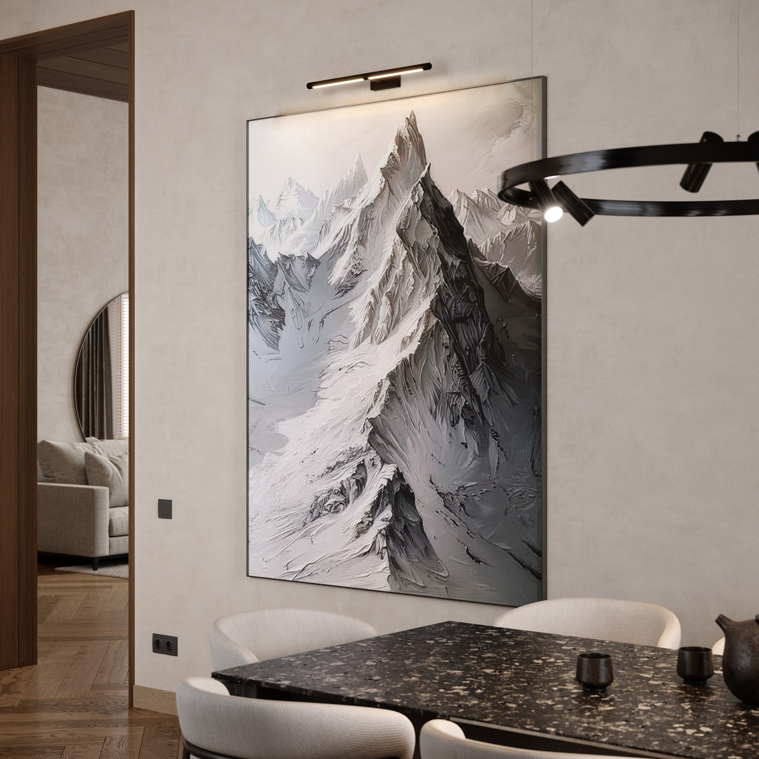 Интерьер дома в стиле Шале