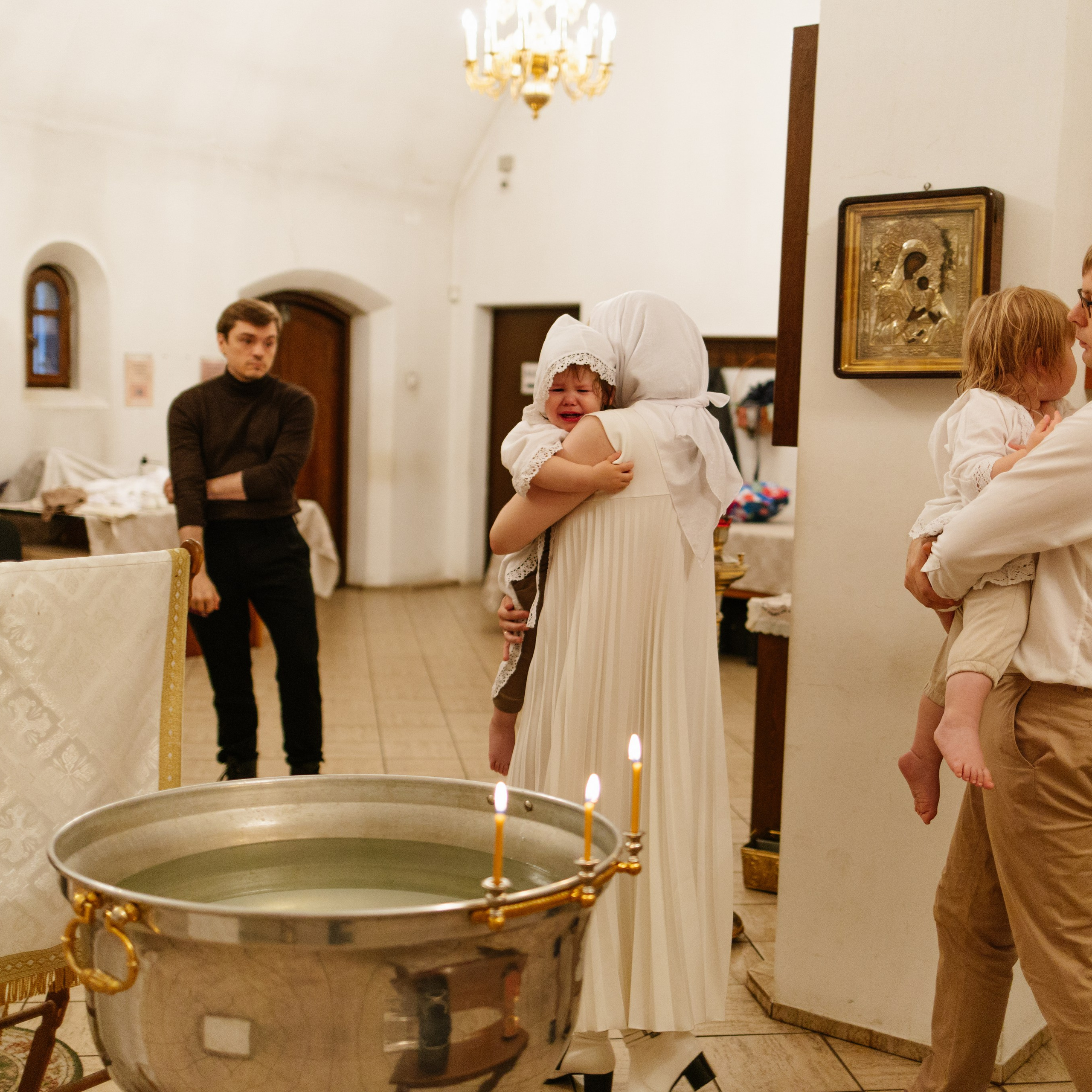 Крещение девочек