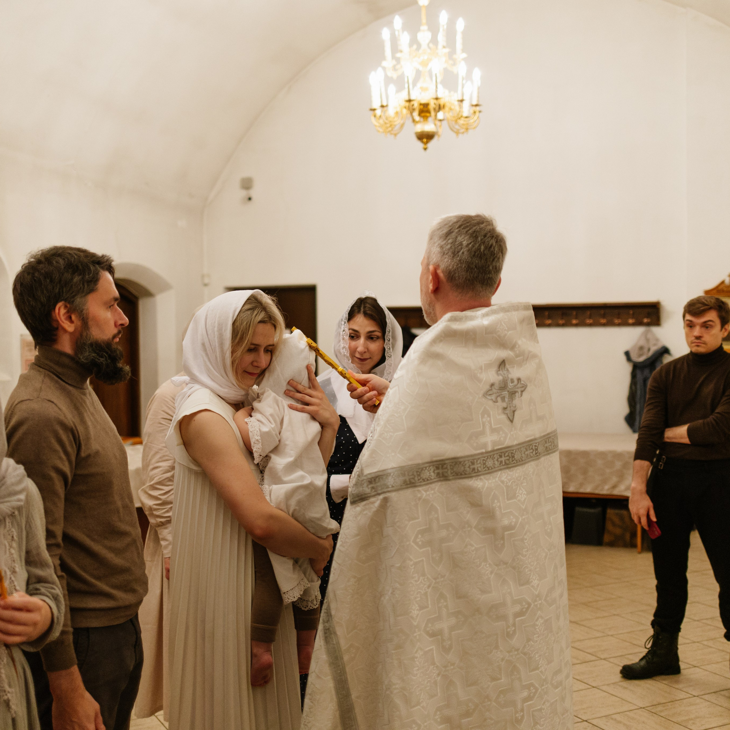 Крещение девочек