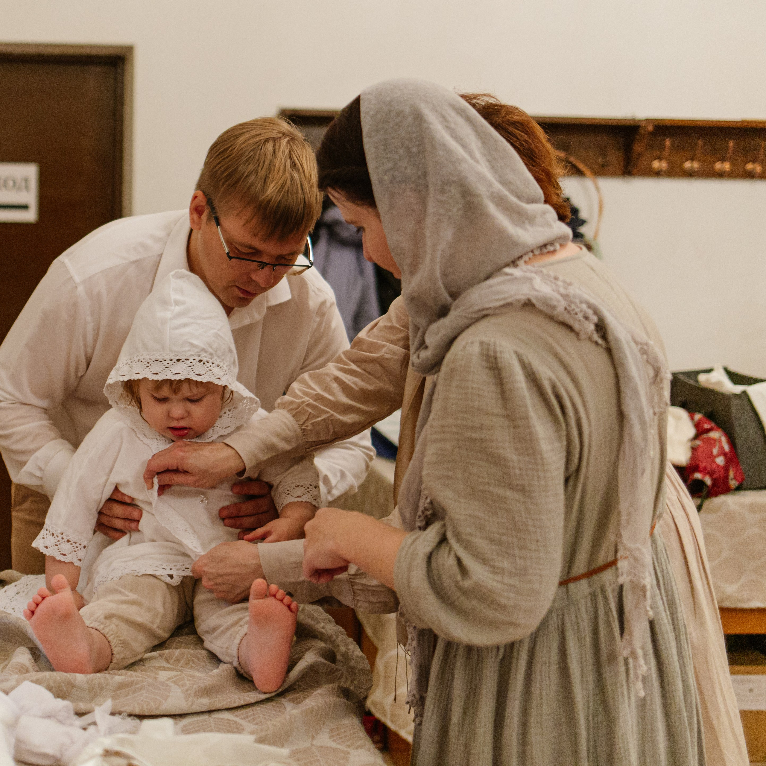 Крещение девочек