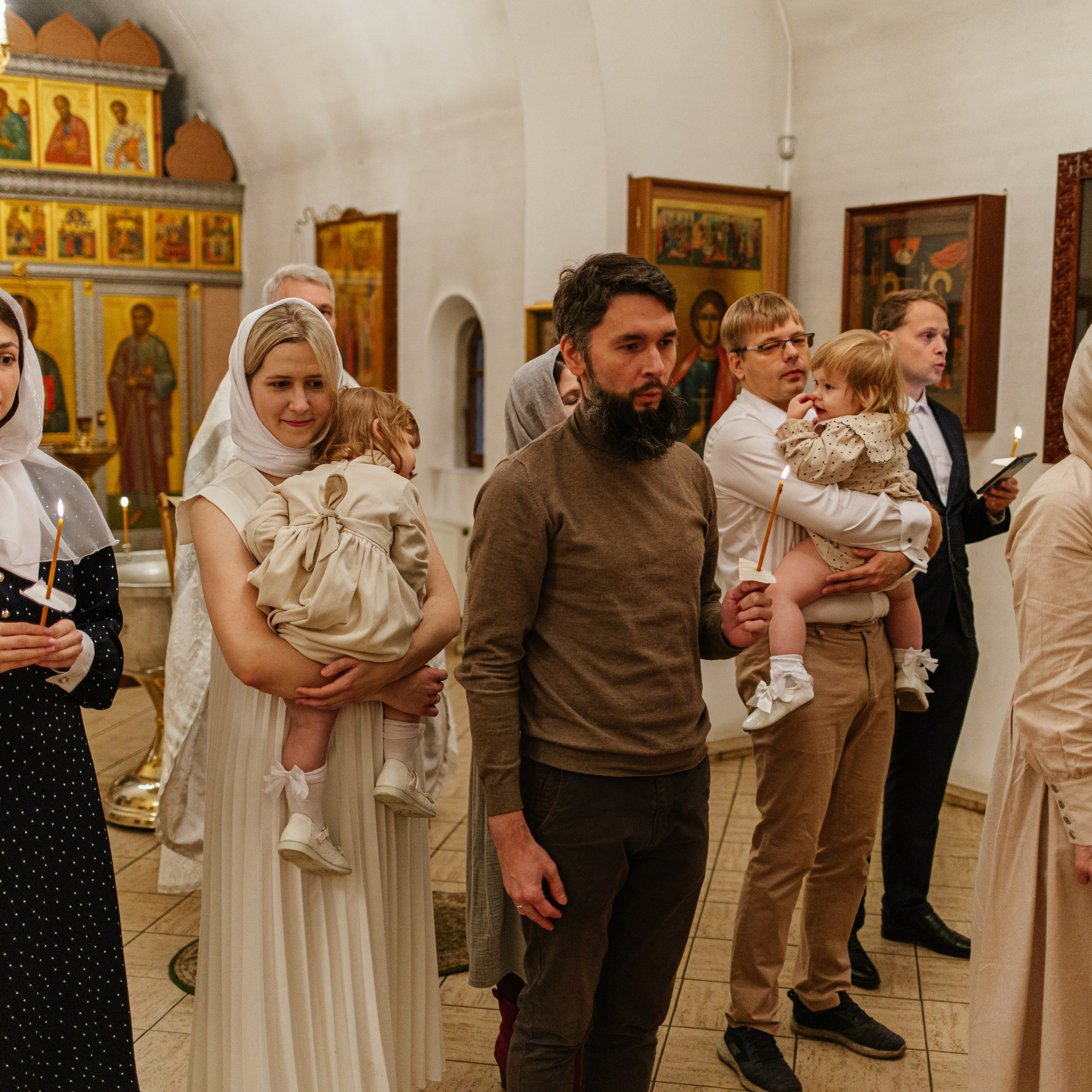 Крещение девочек