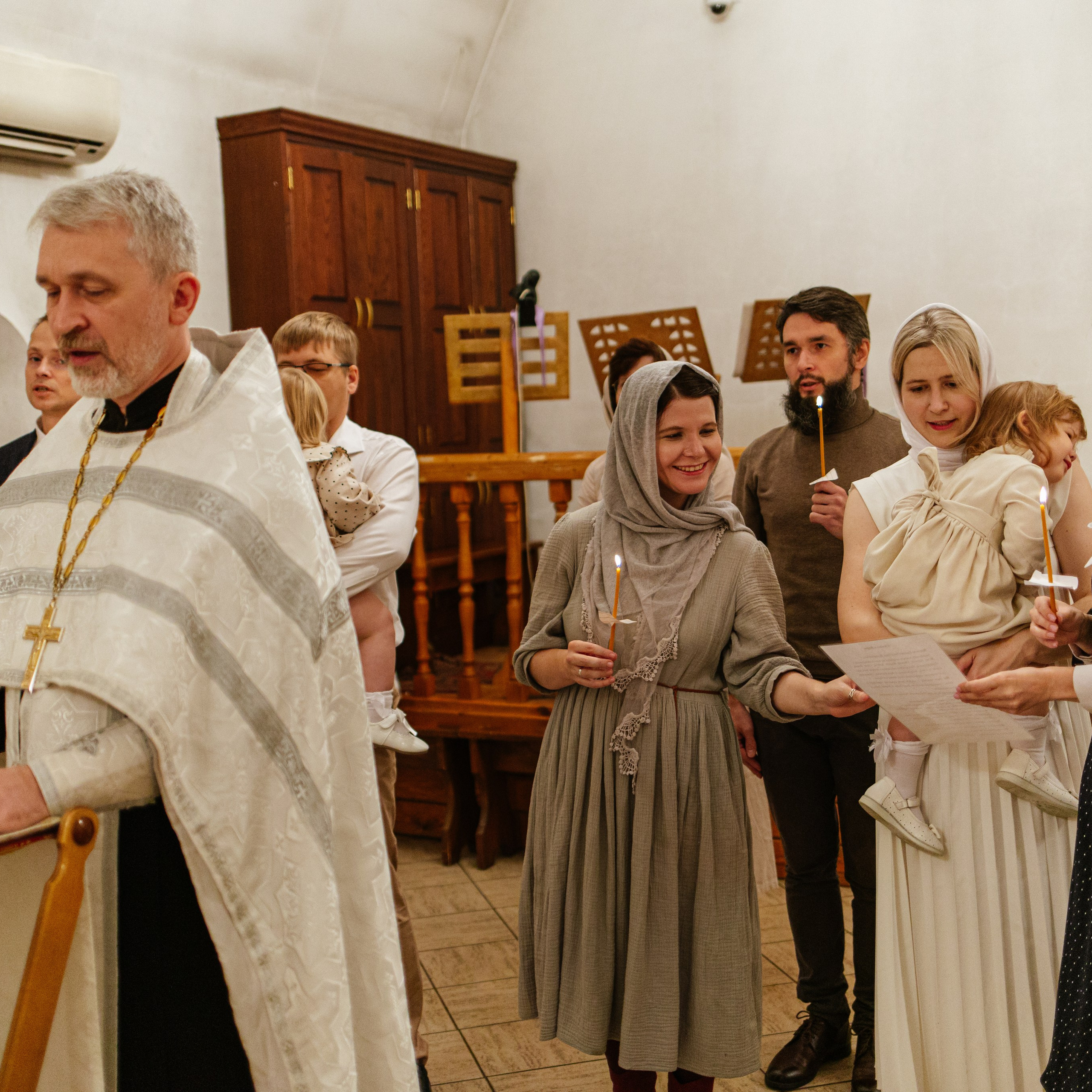 Крещение девочек