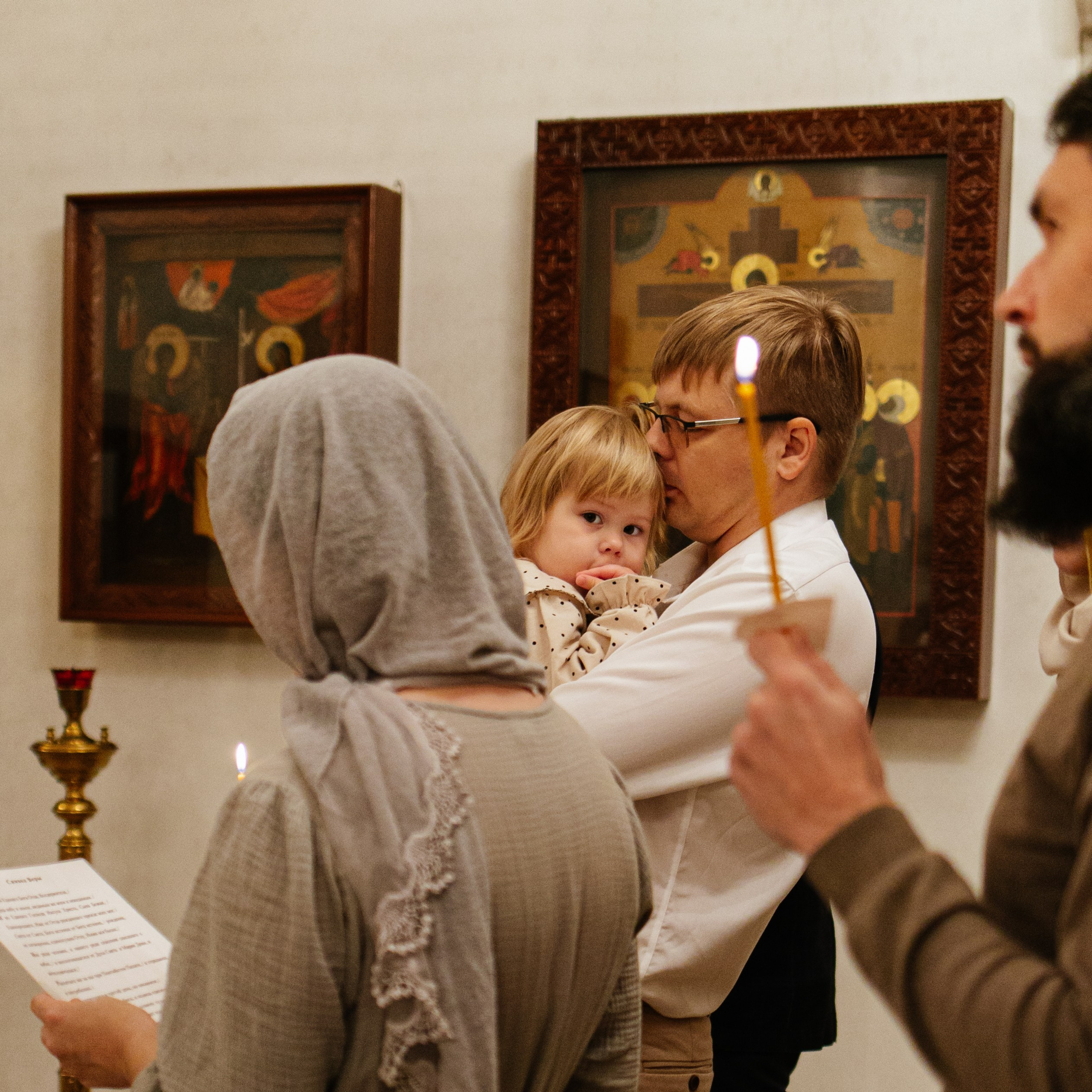 Крещение девочек