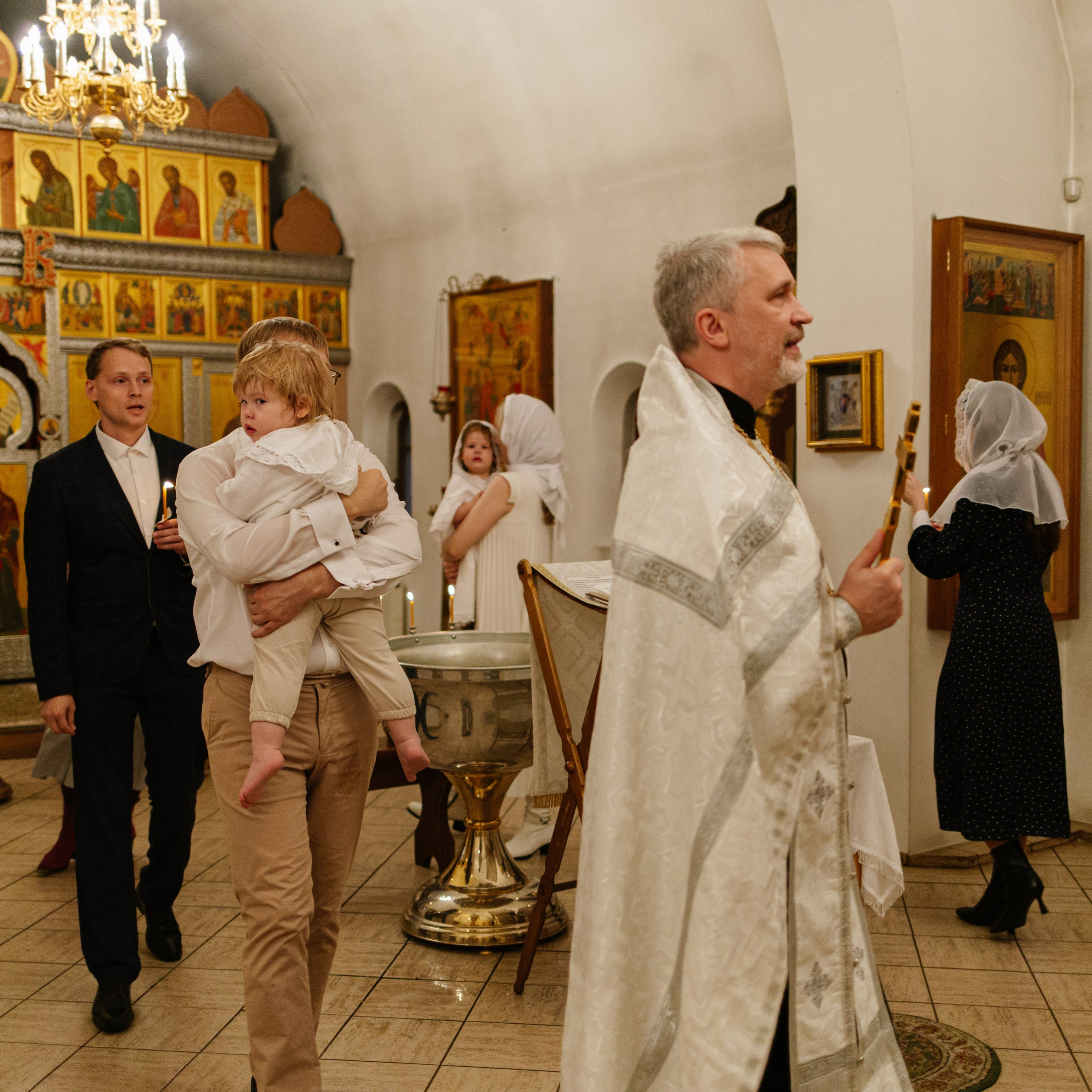 Крещение девочек