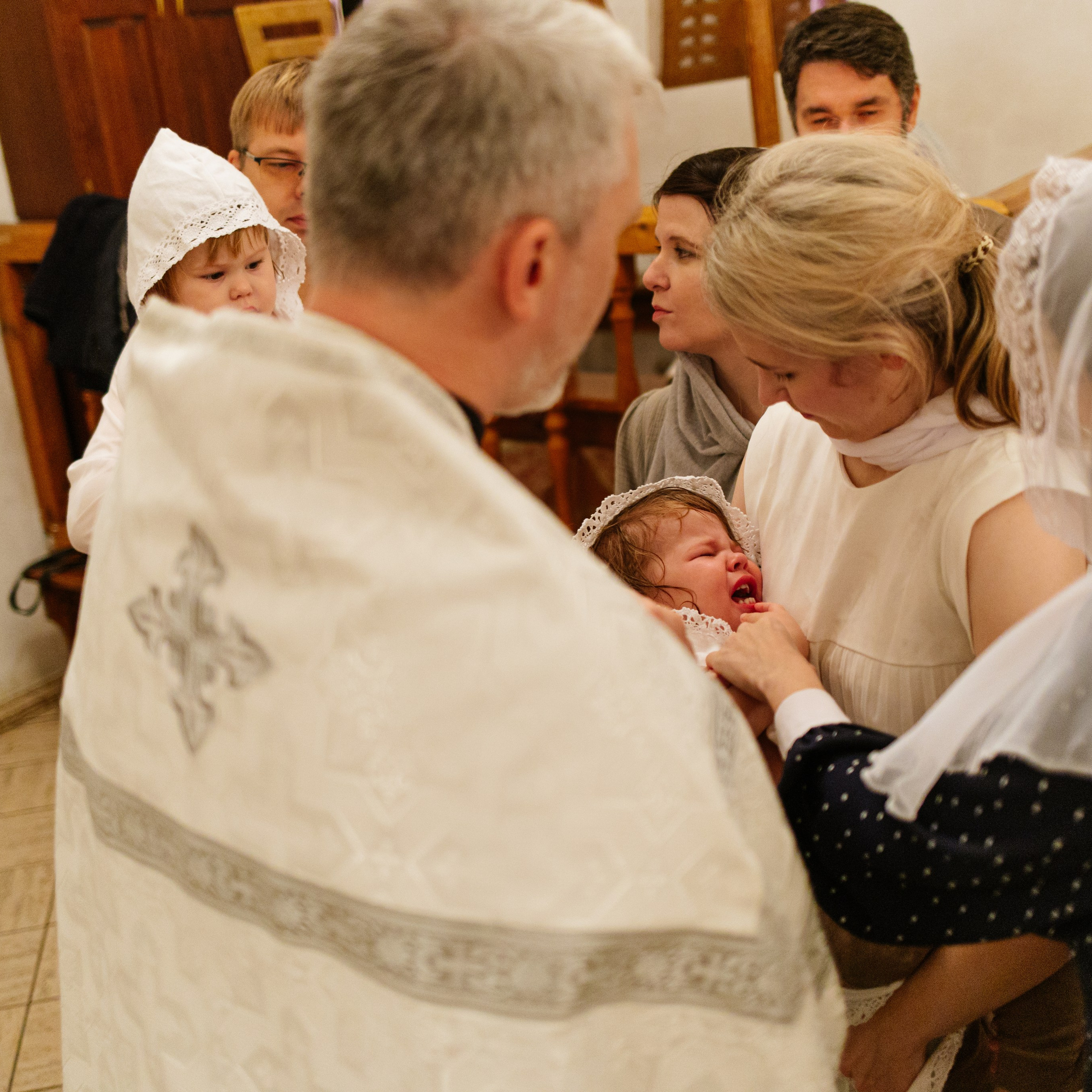 Крещение девочек