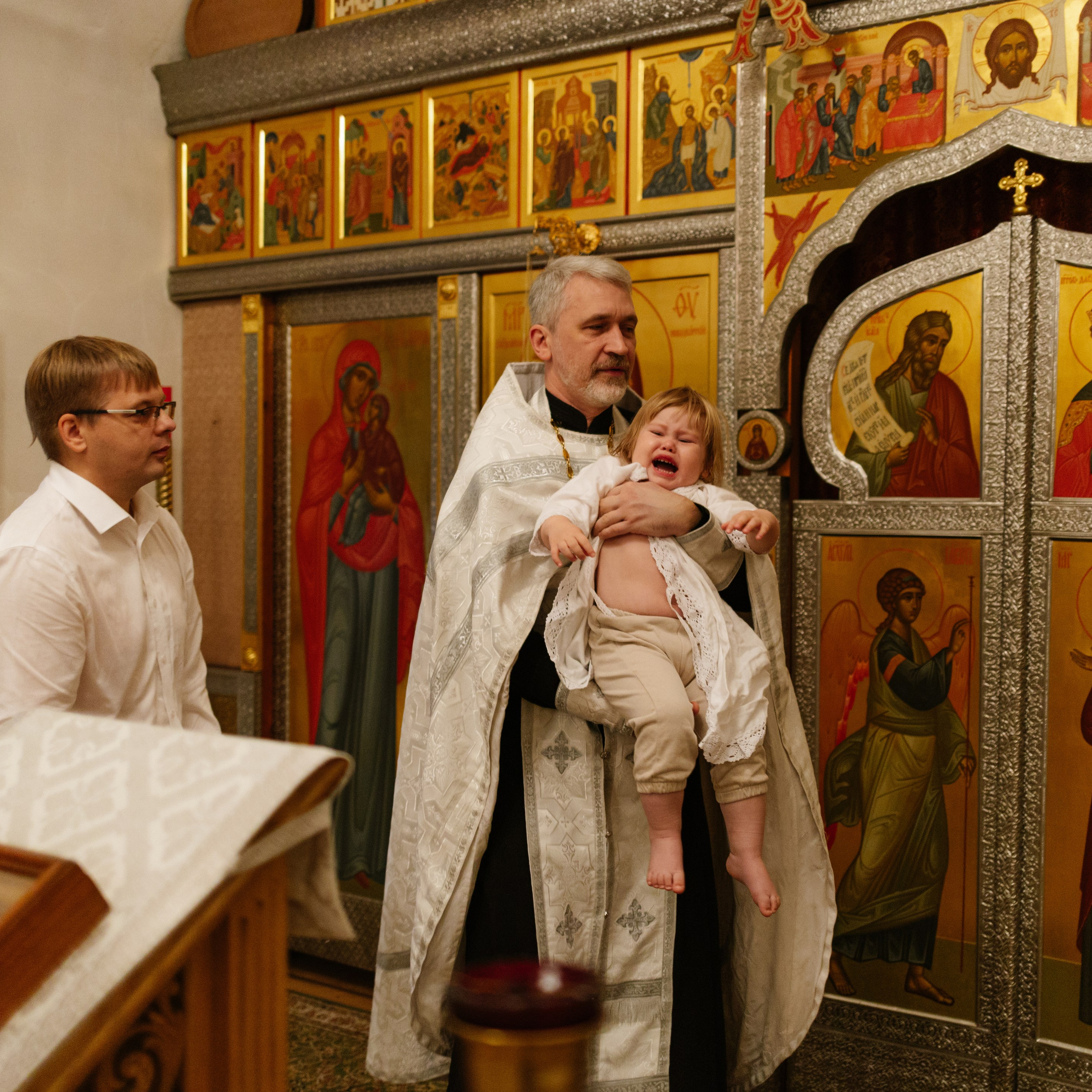 Крещение девочек