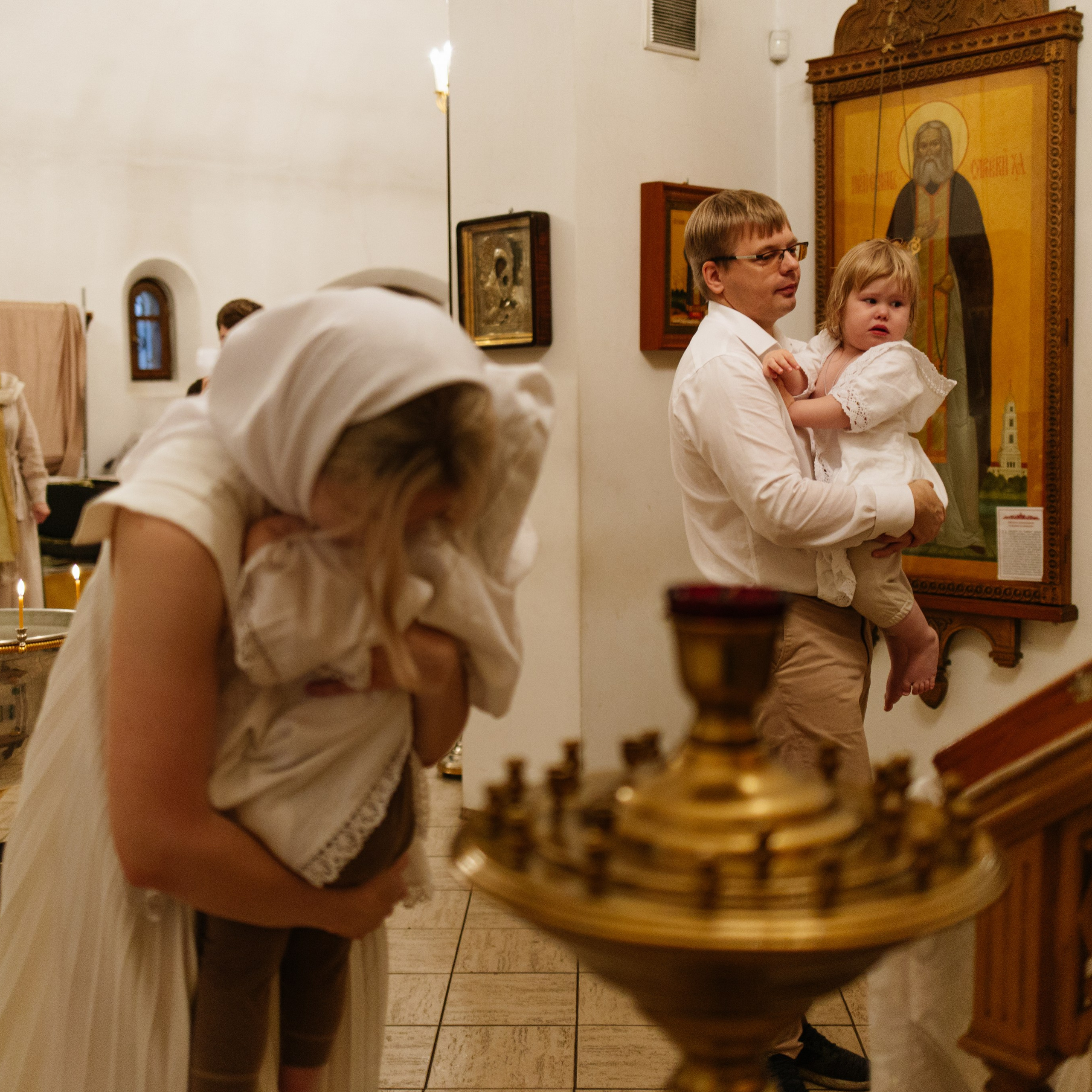 Крещение девочек