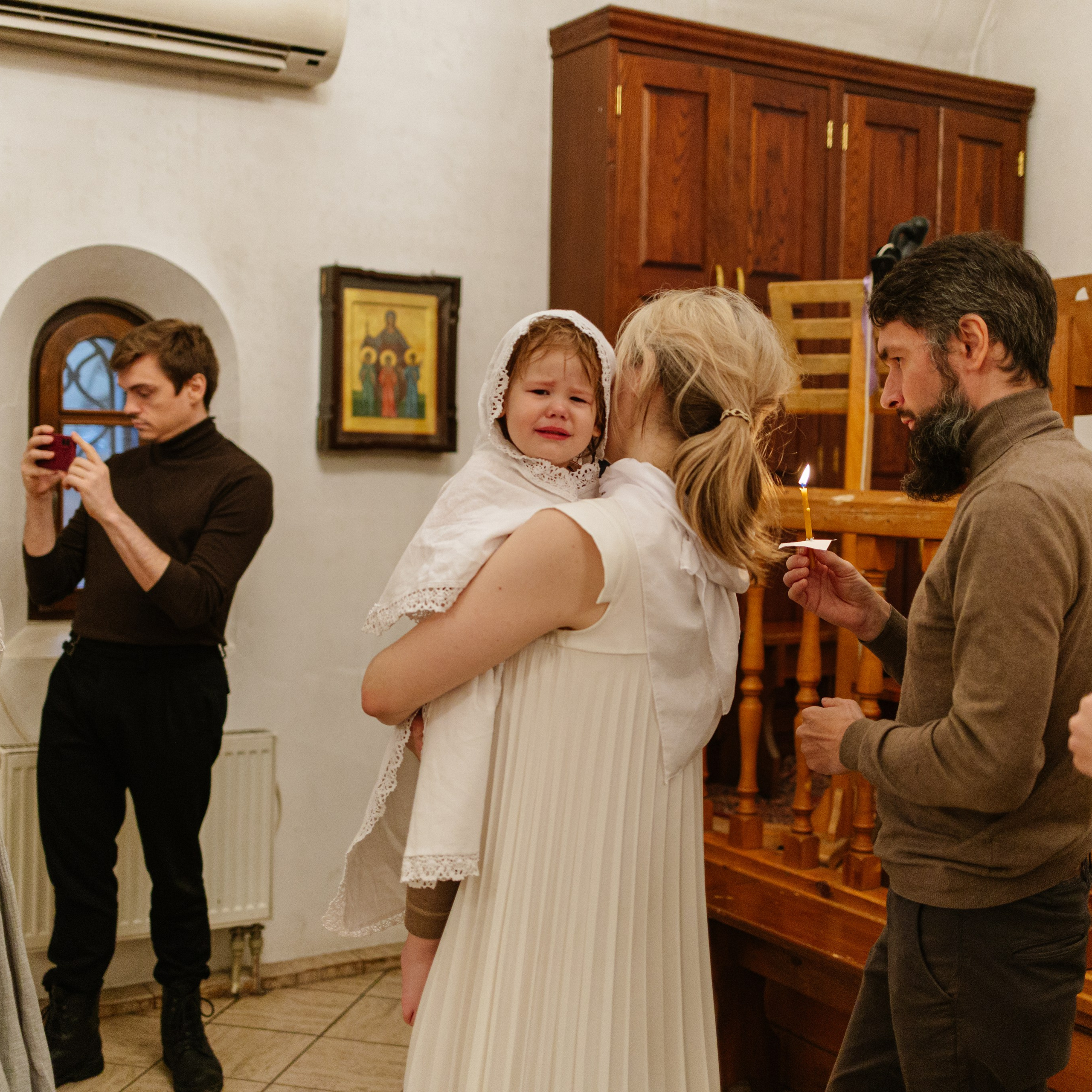 Крещение девочек