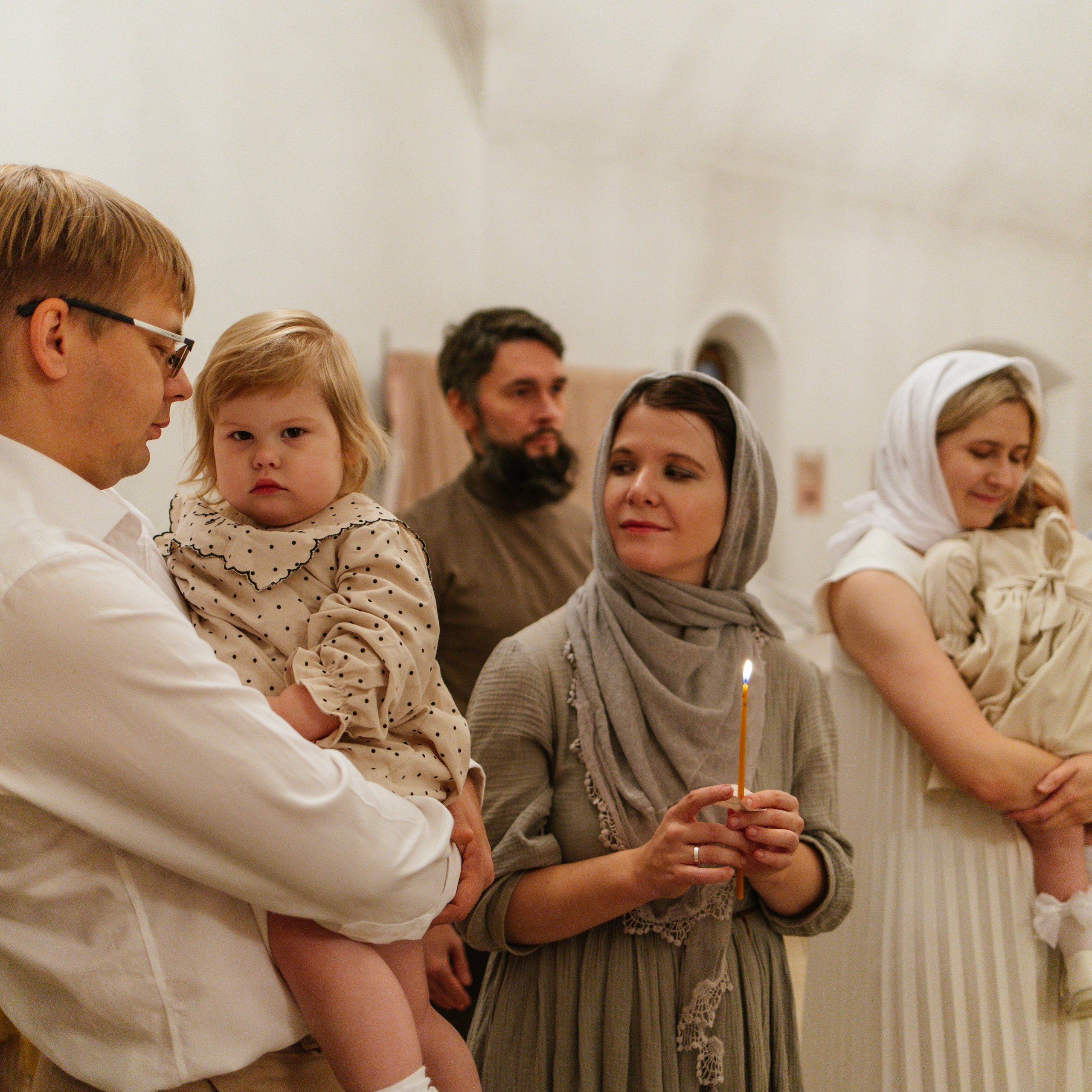 Крещение девочек