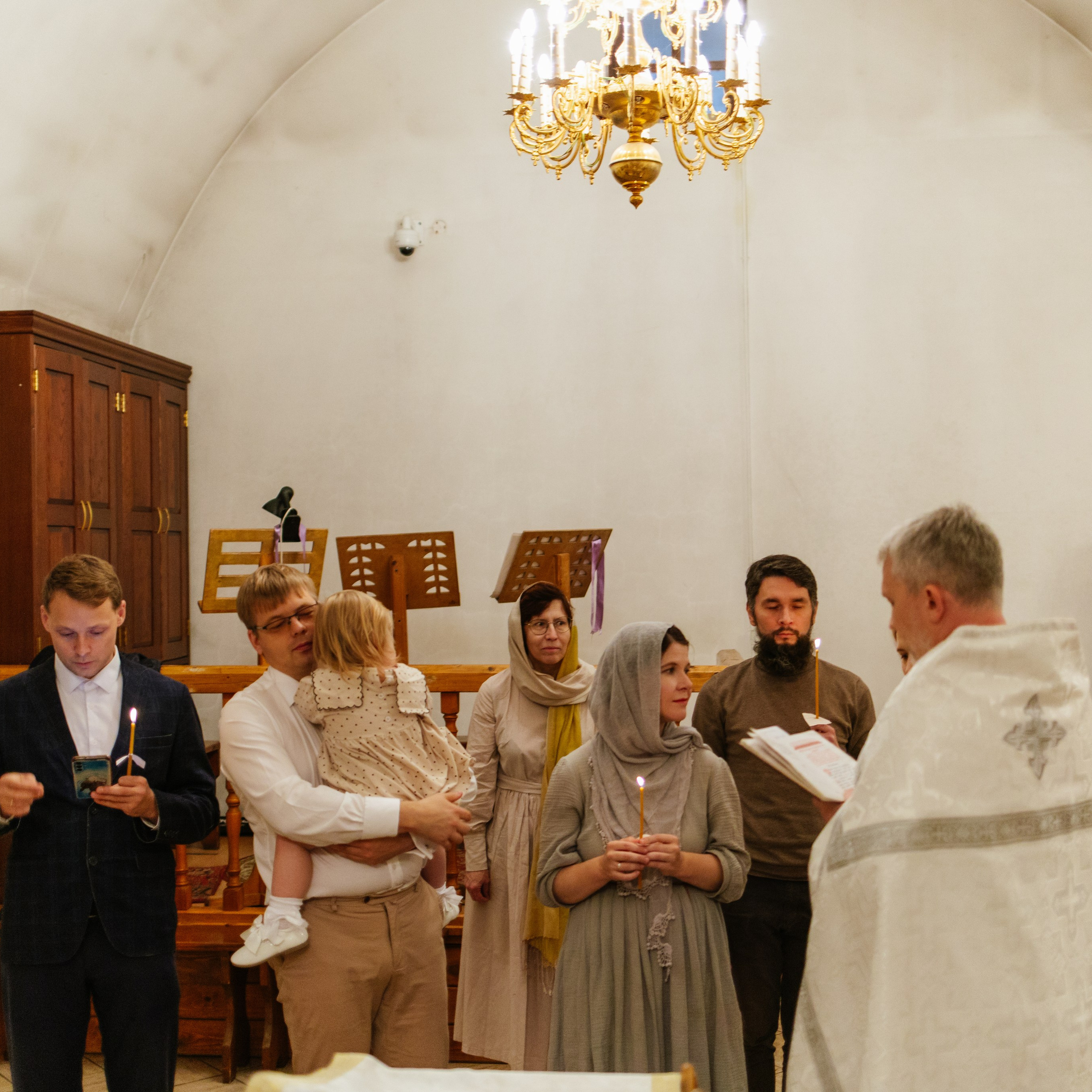 Крещение девочек