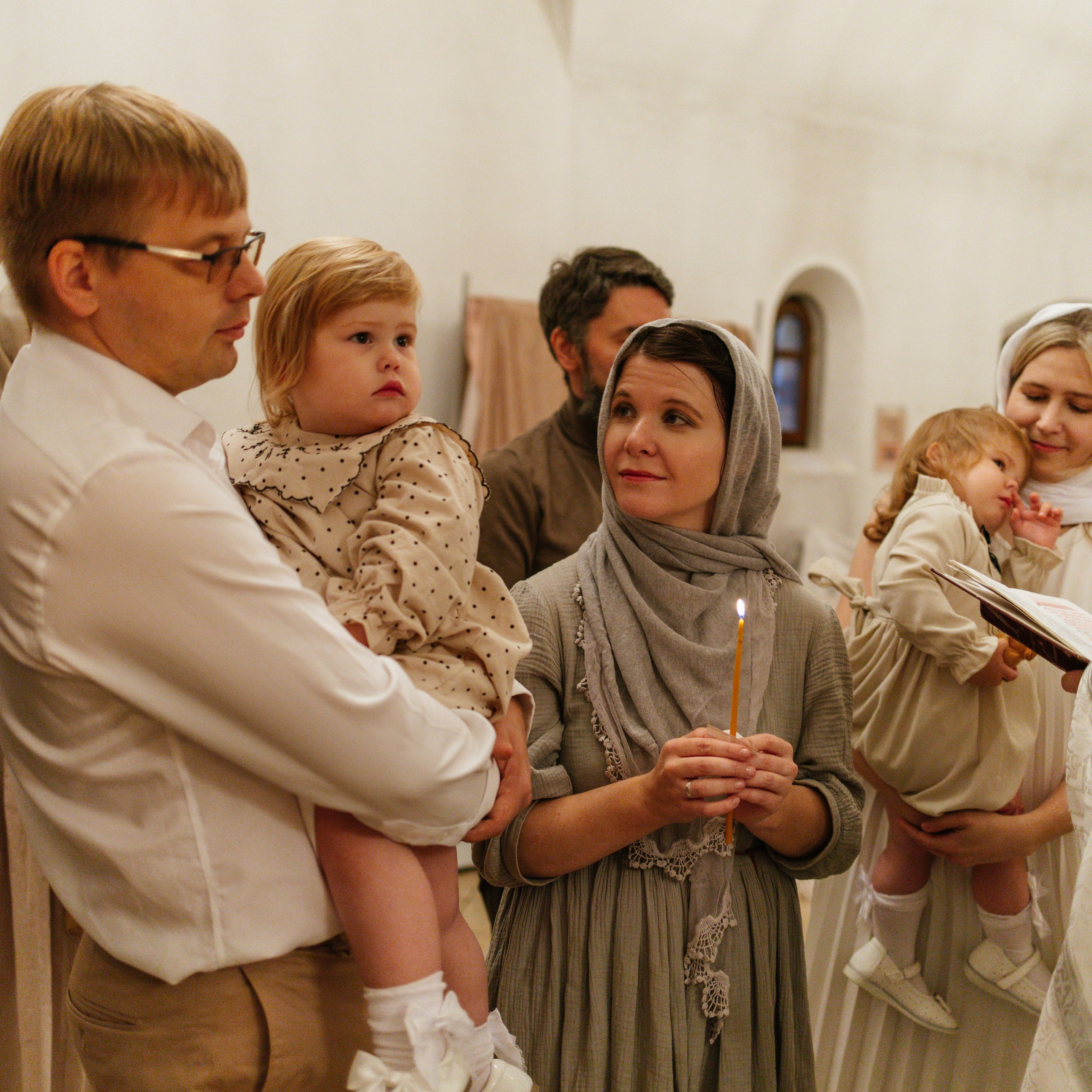 Крещение девочек