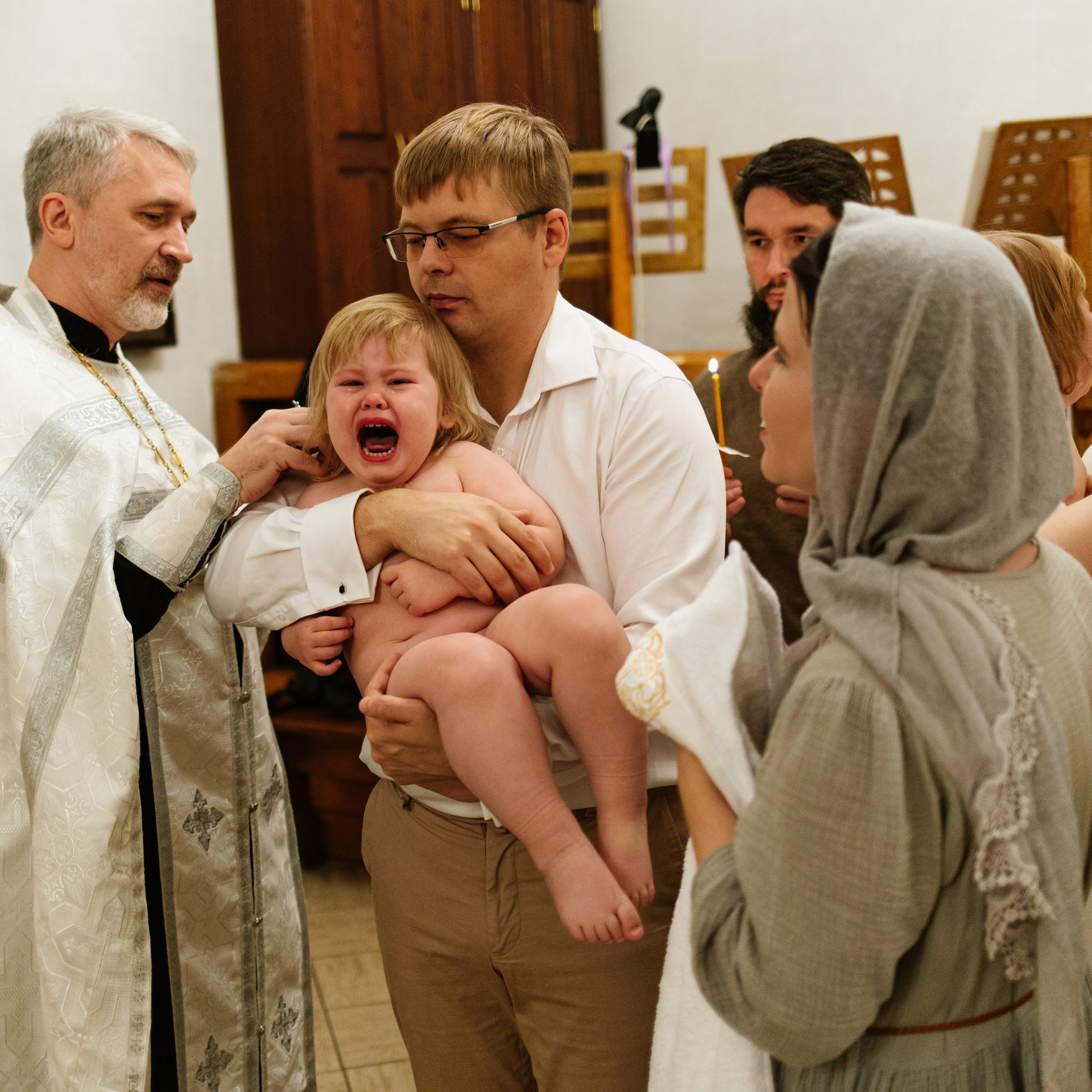 Крещение девочек