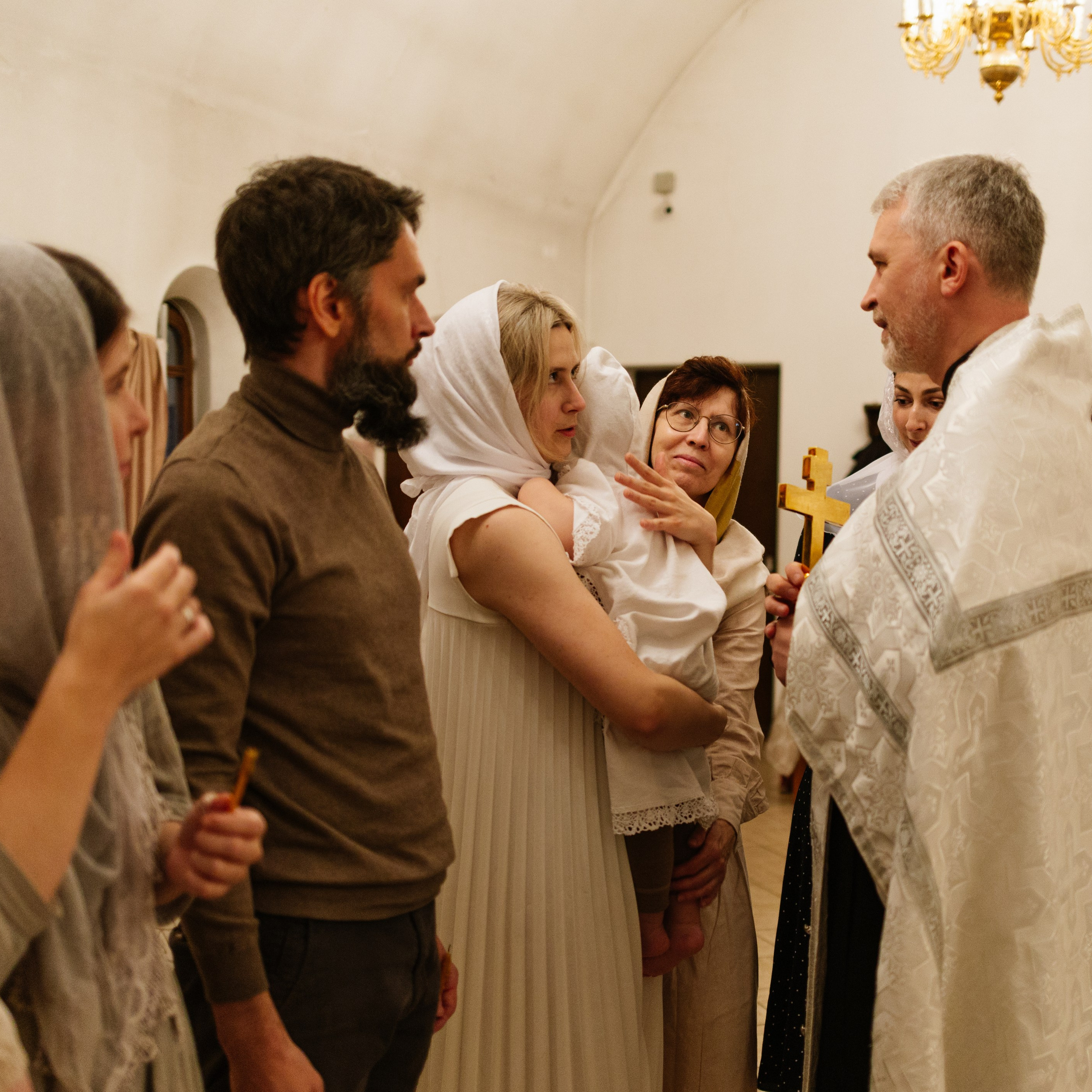 Крещение девочек