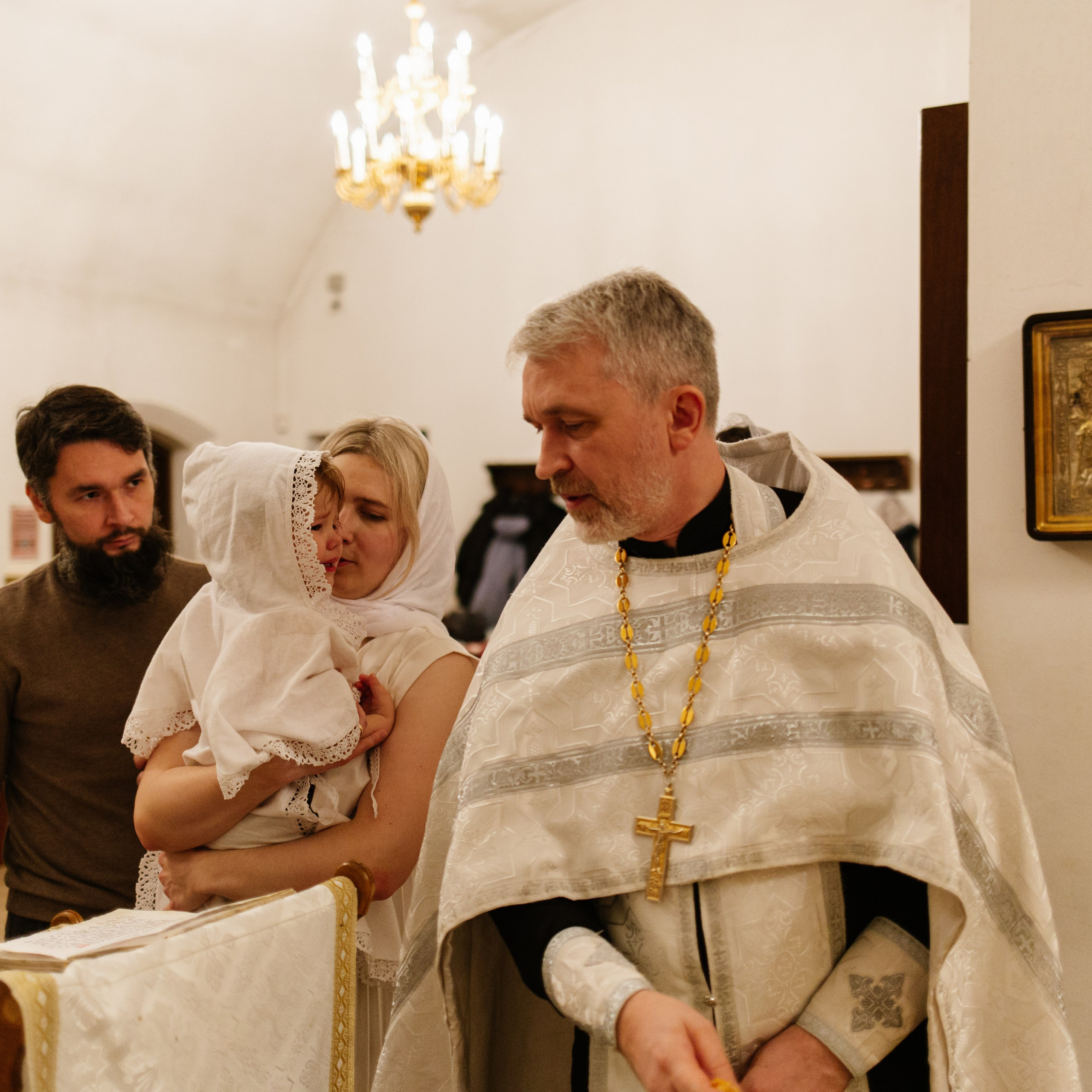 Крещение девочек