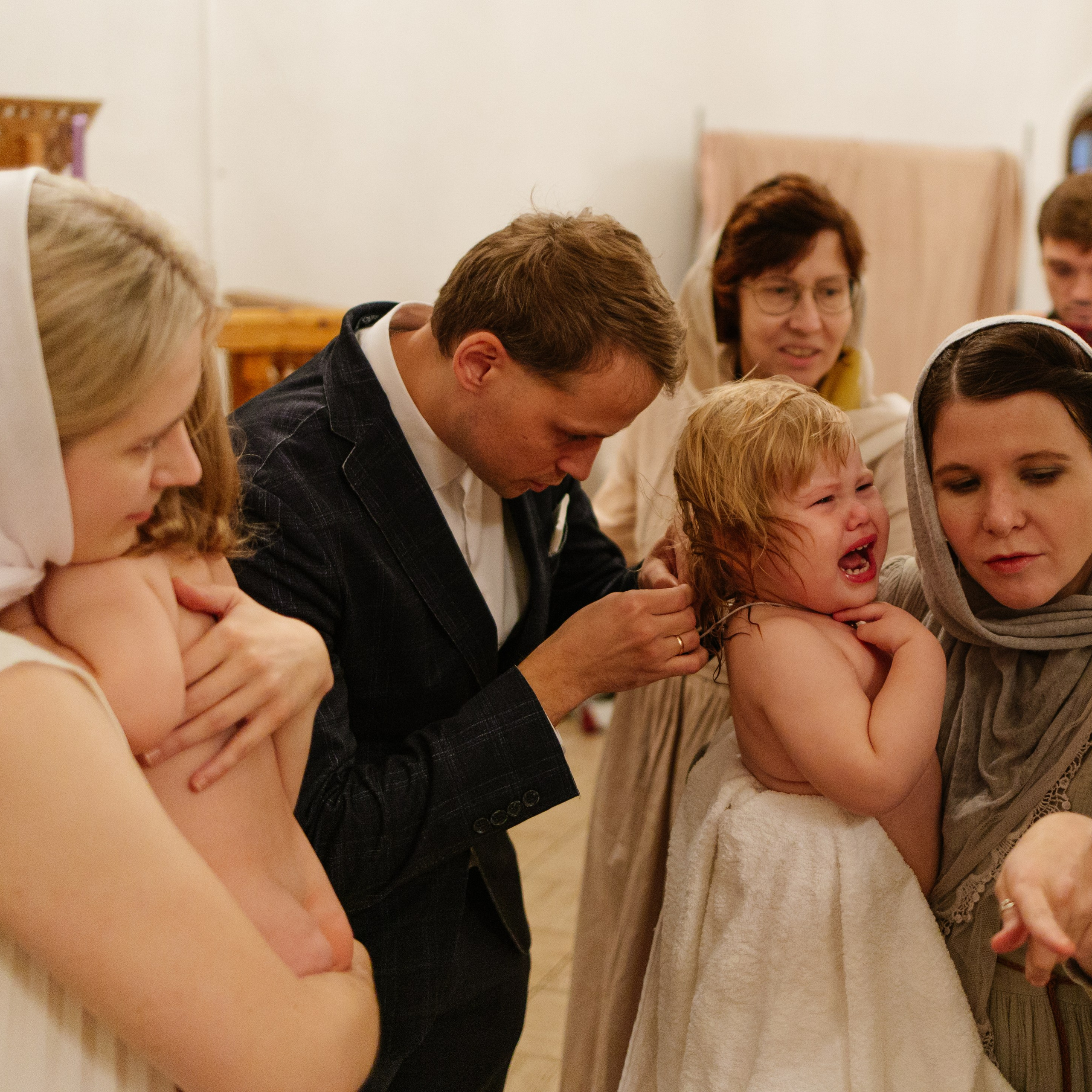 Крещение девочек