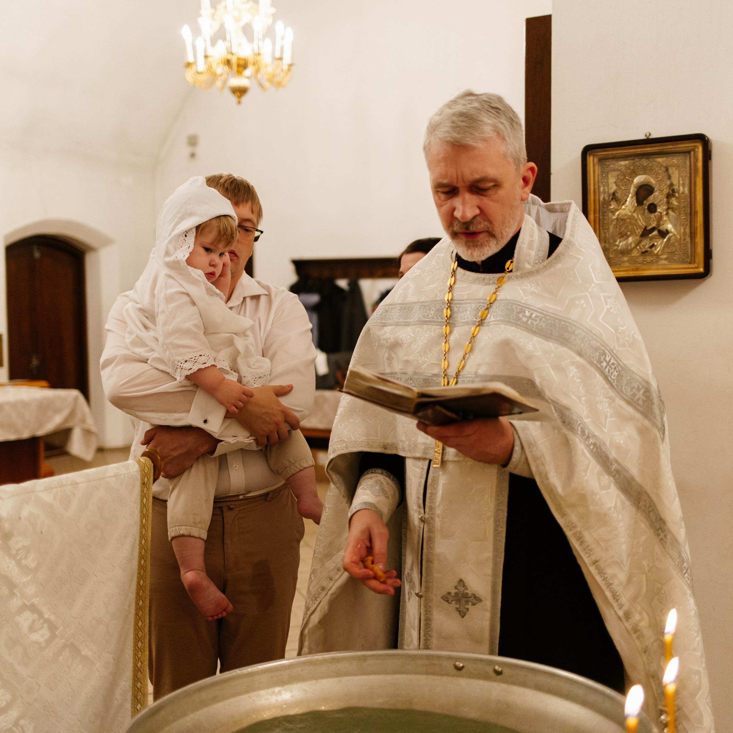 Крещение девочек