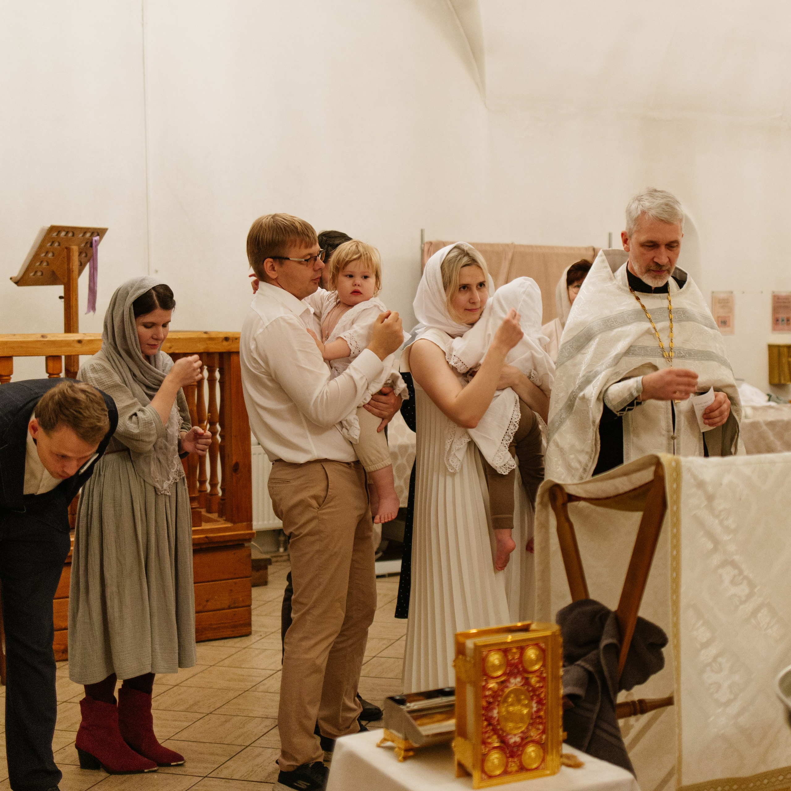 Крещение девочек