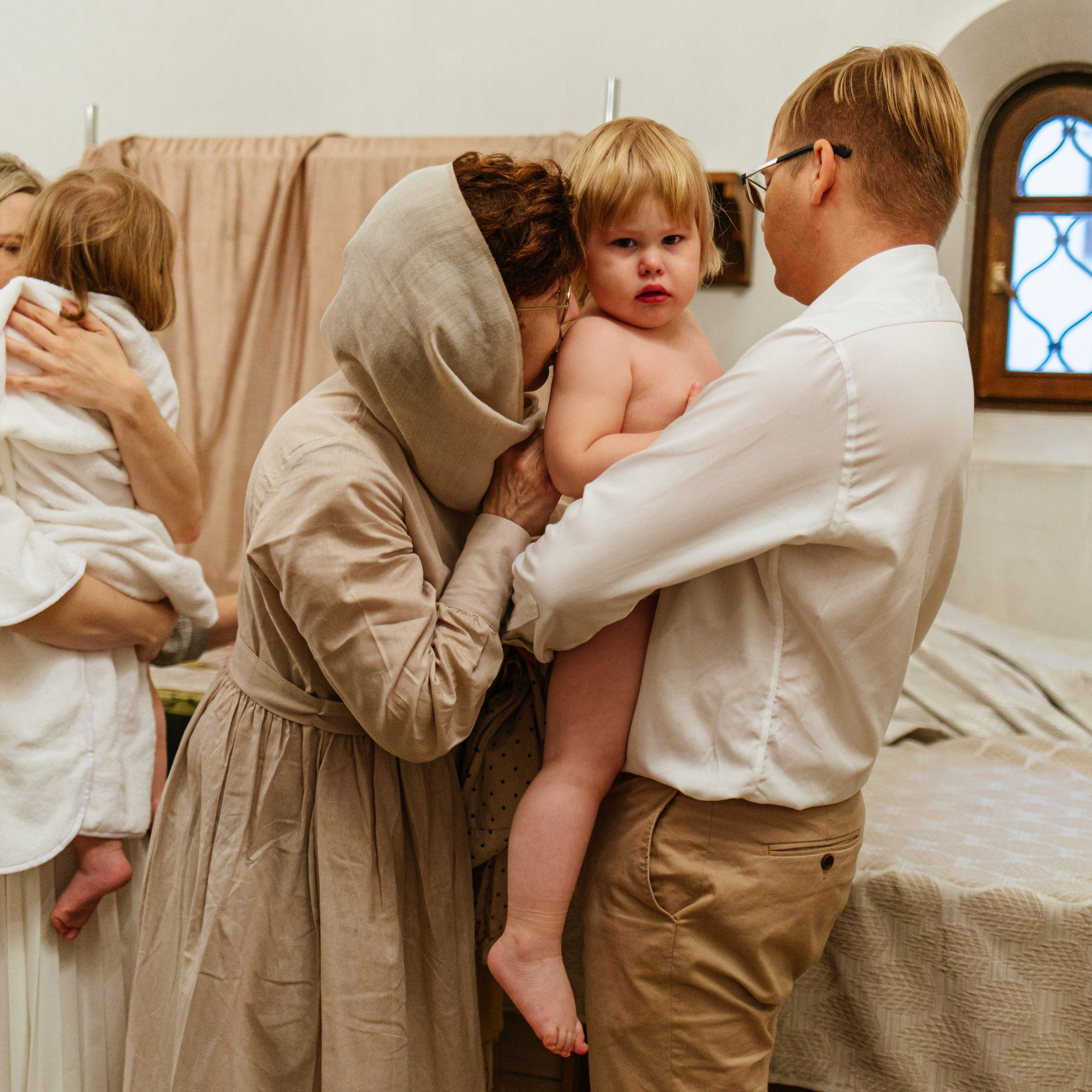 Крещение девочек