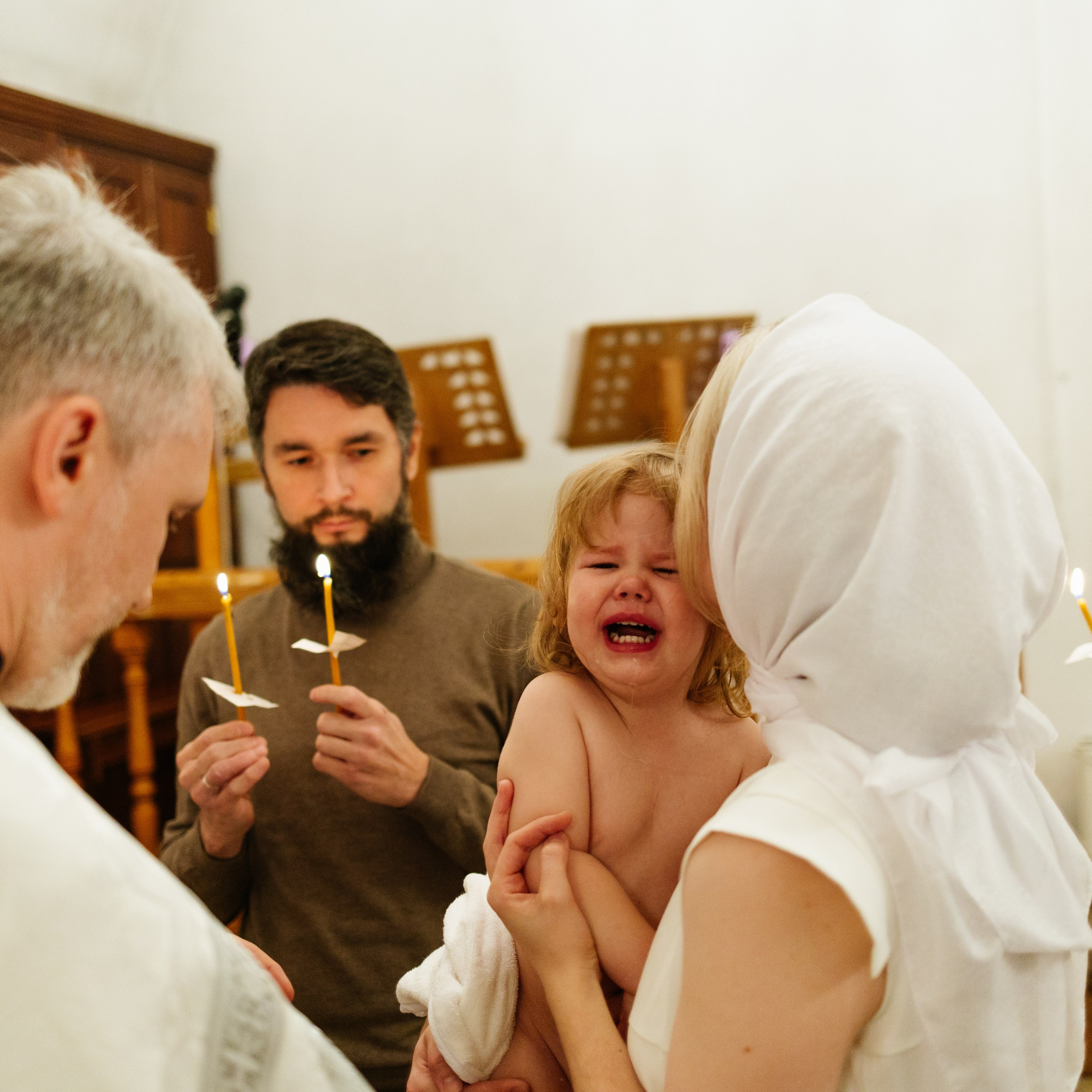 Крещение девочек