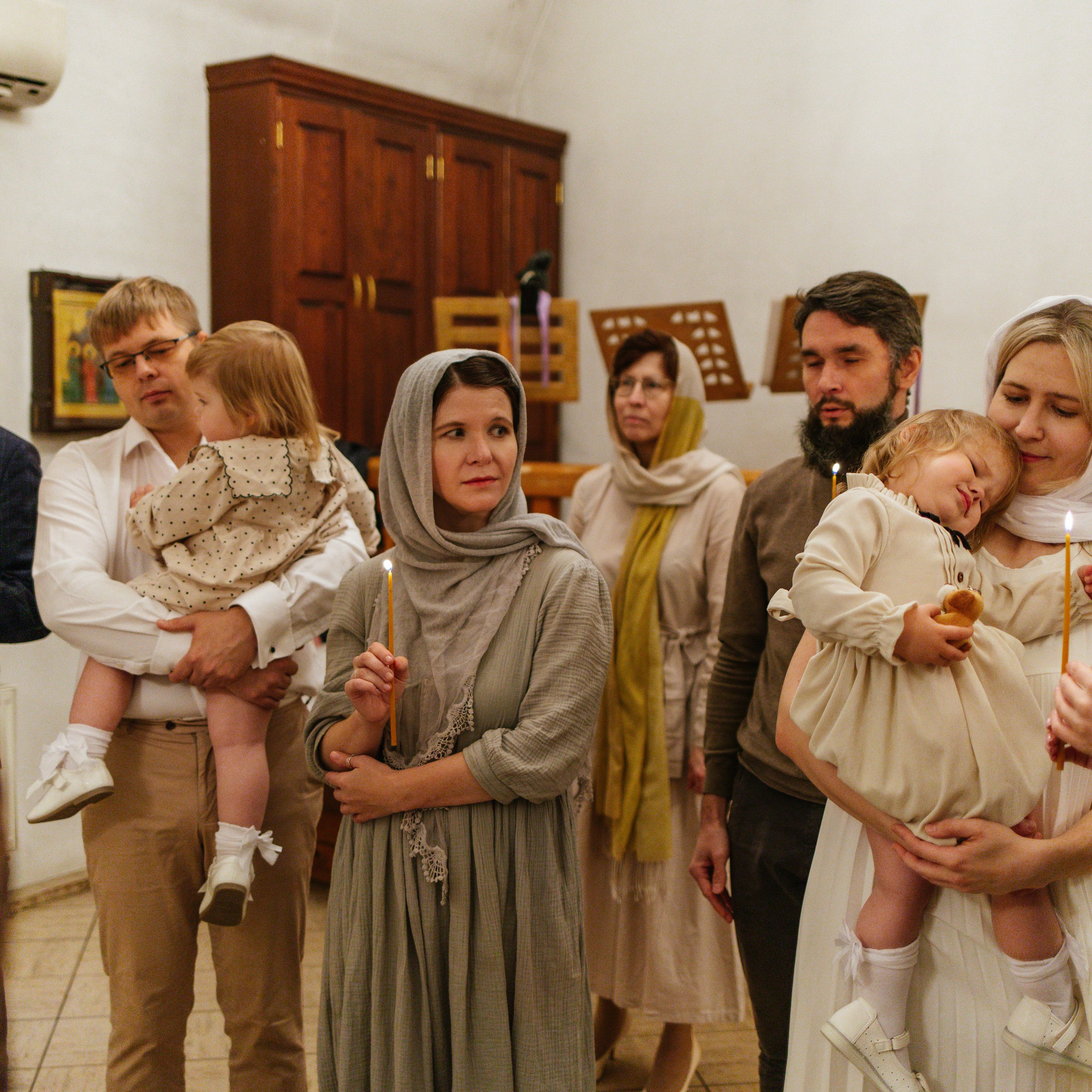 Крещение девочек