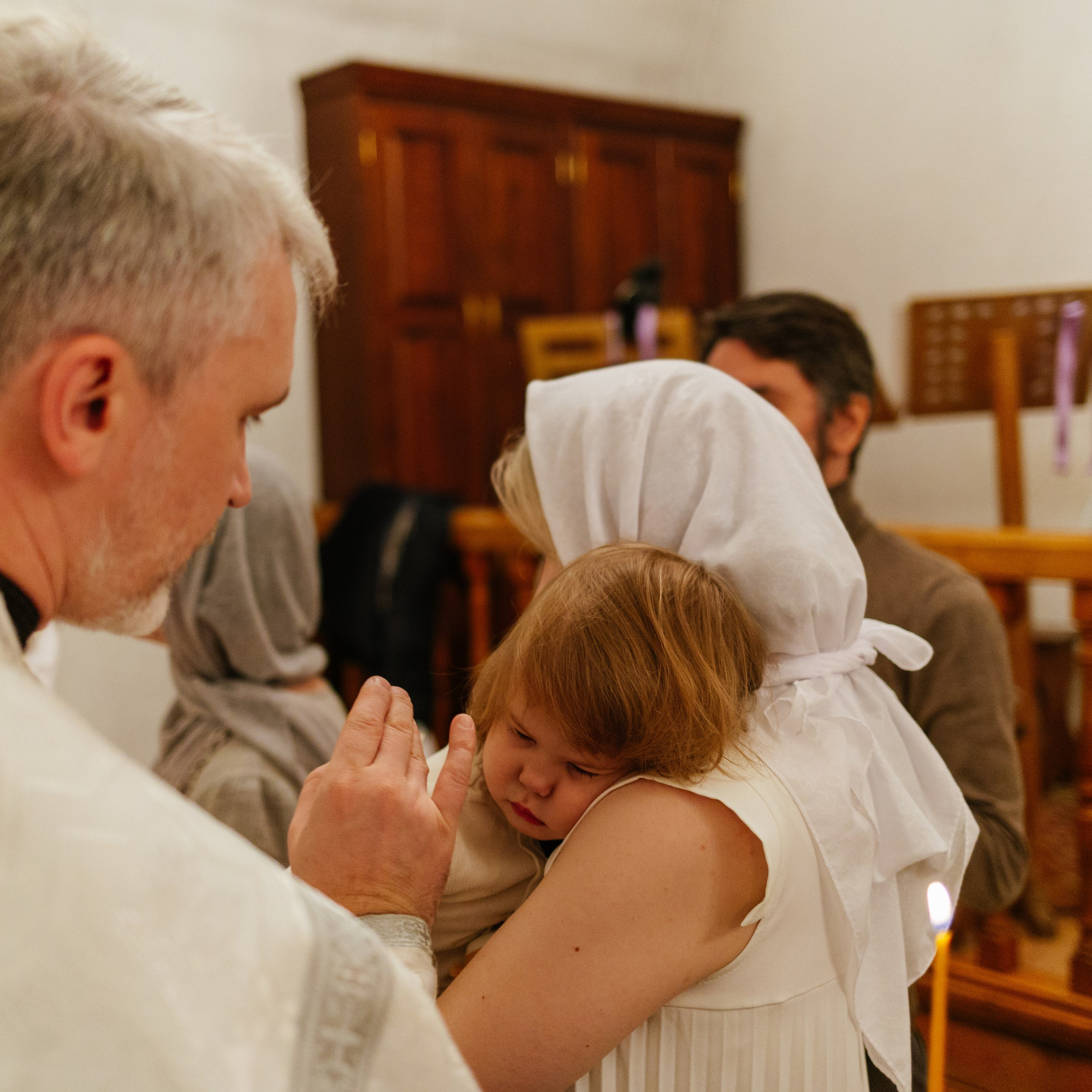 Крещение девочек