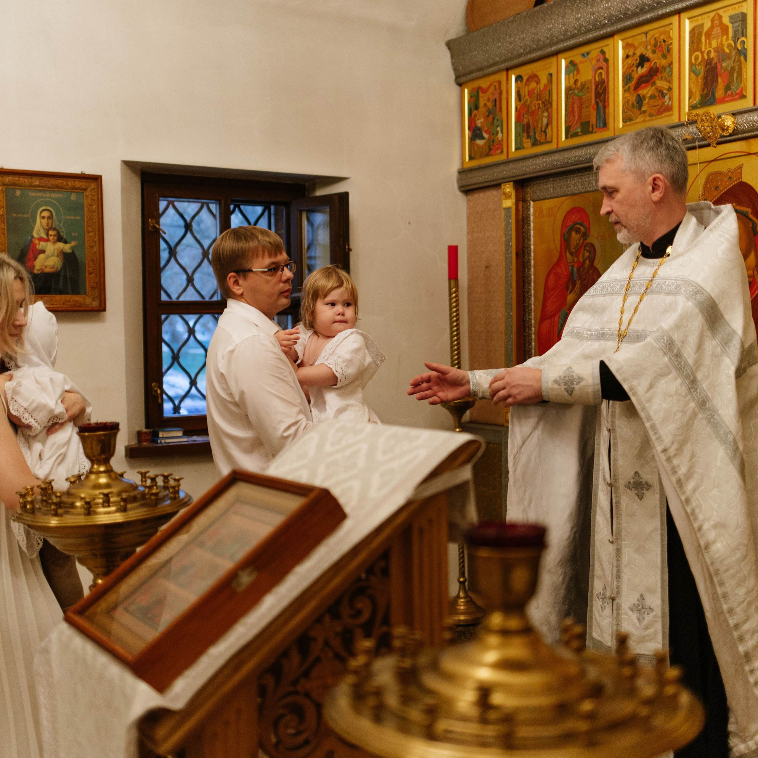 Крещение девочек