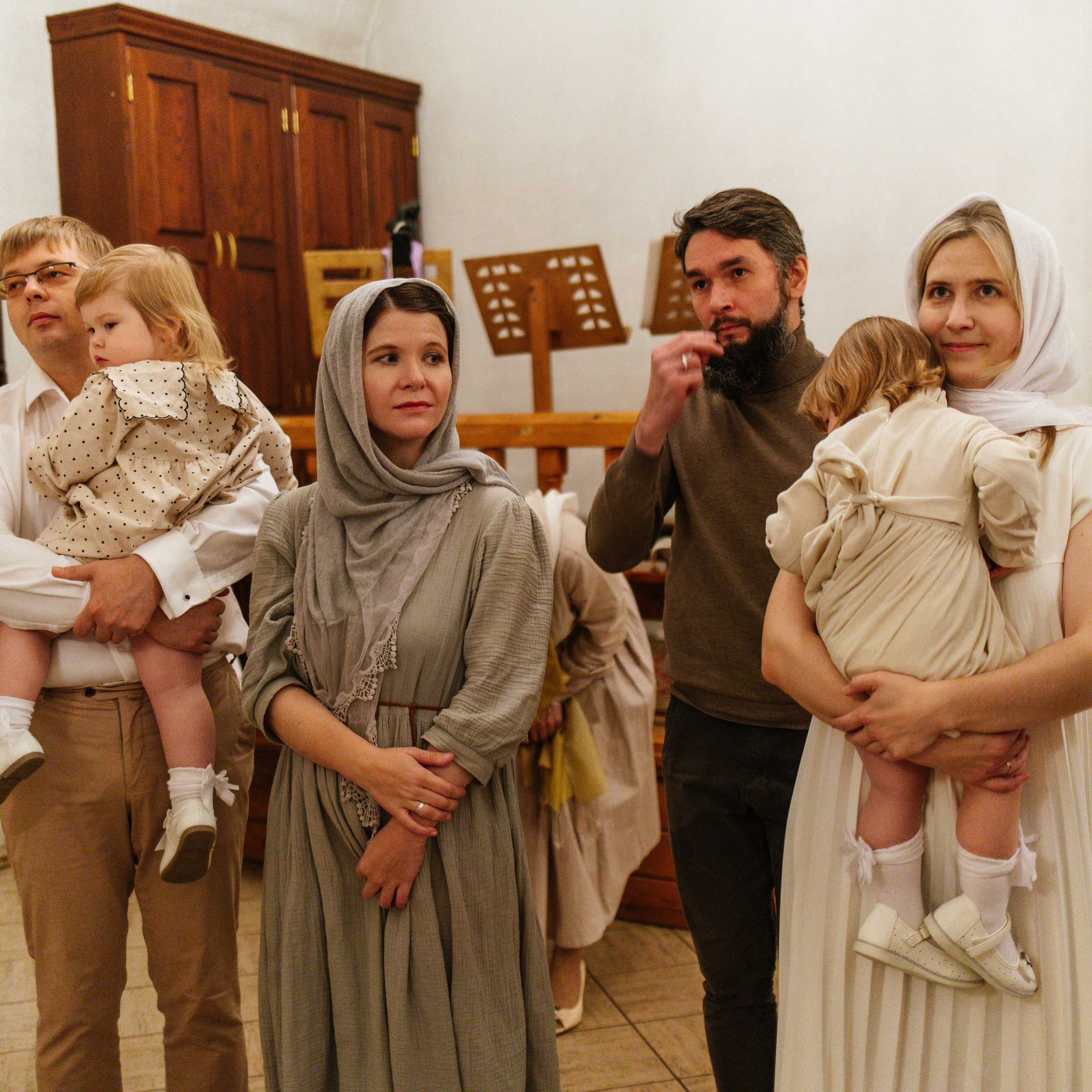 Крещение девочек