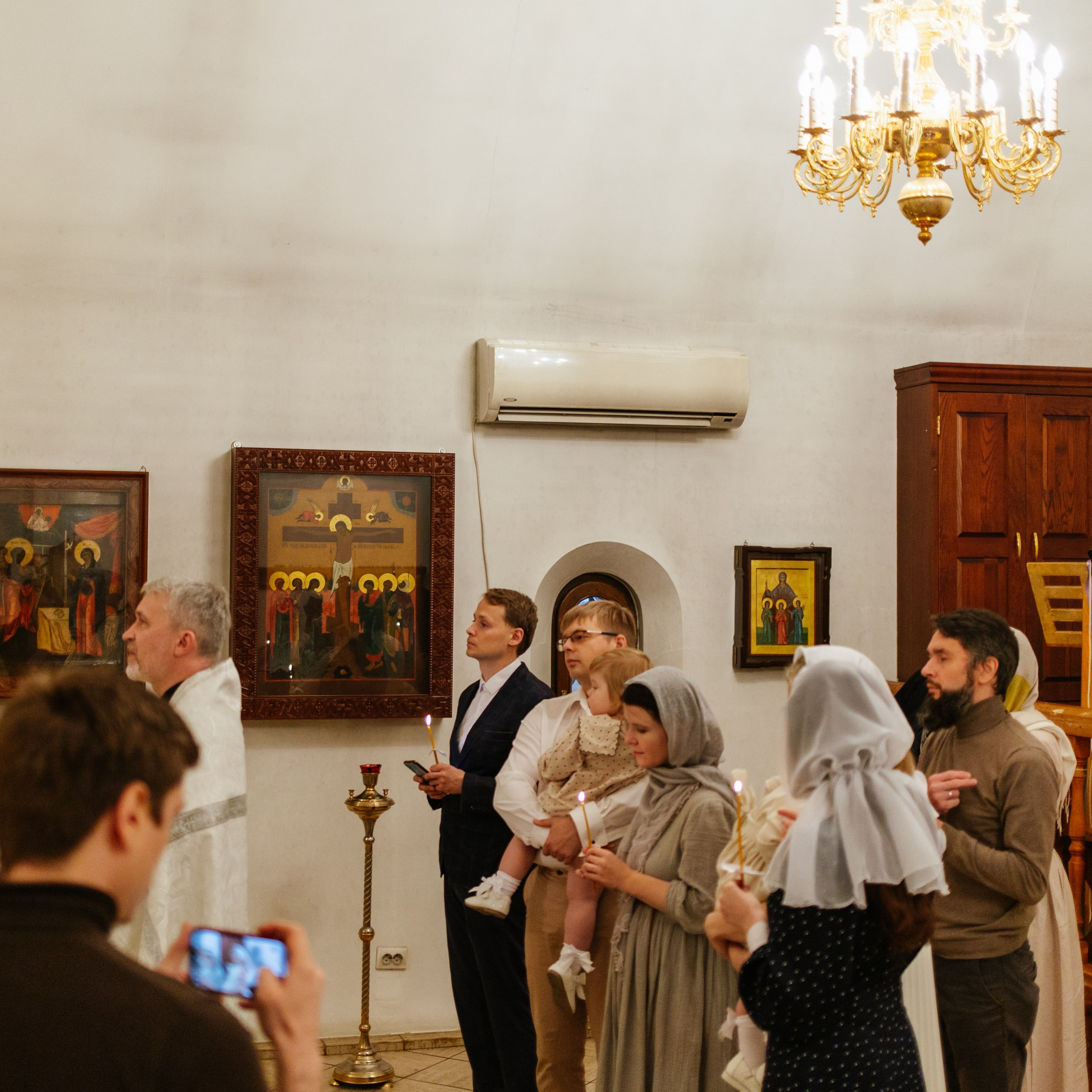 Крещение девочек