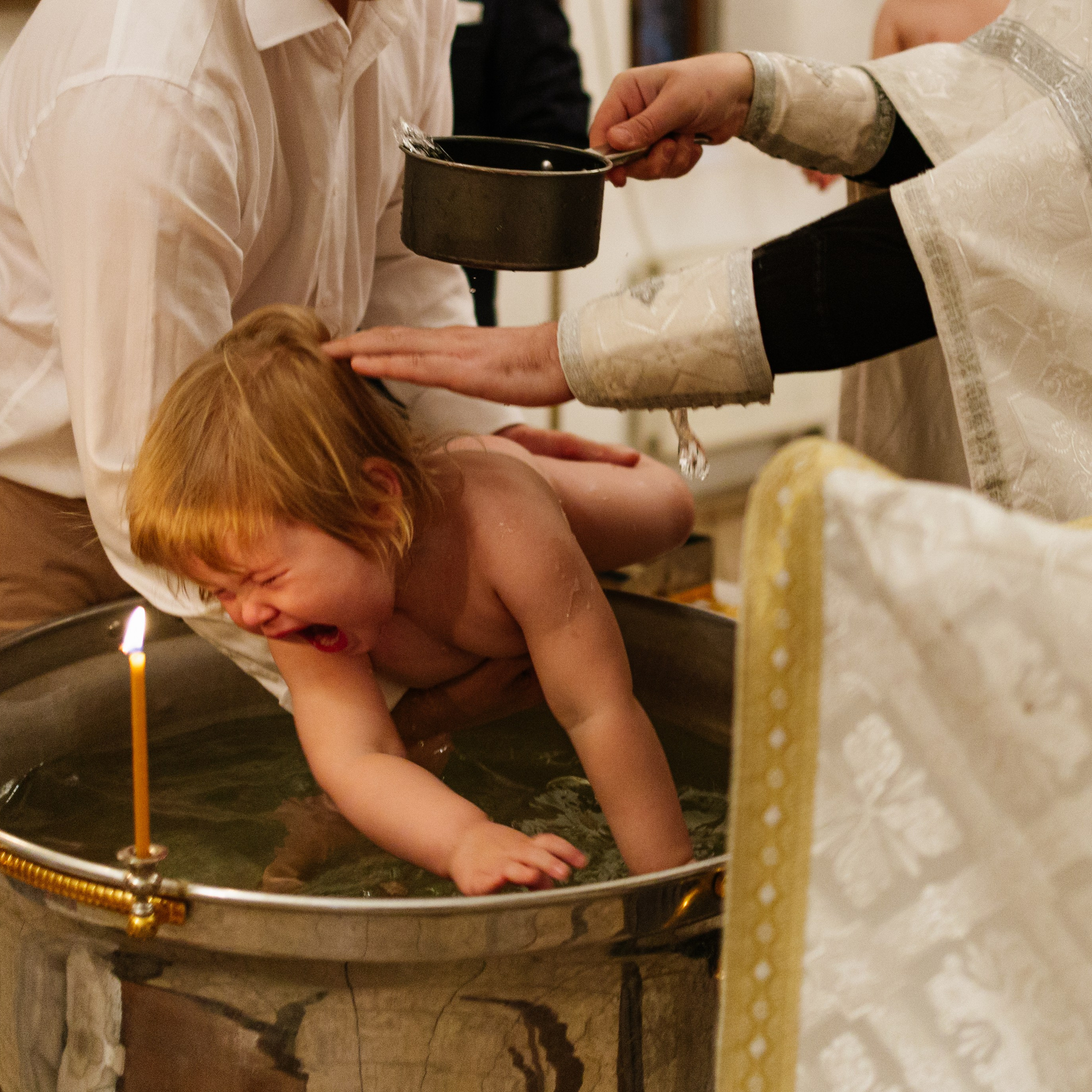 Крещение девочек