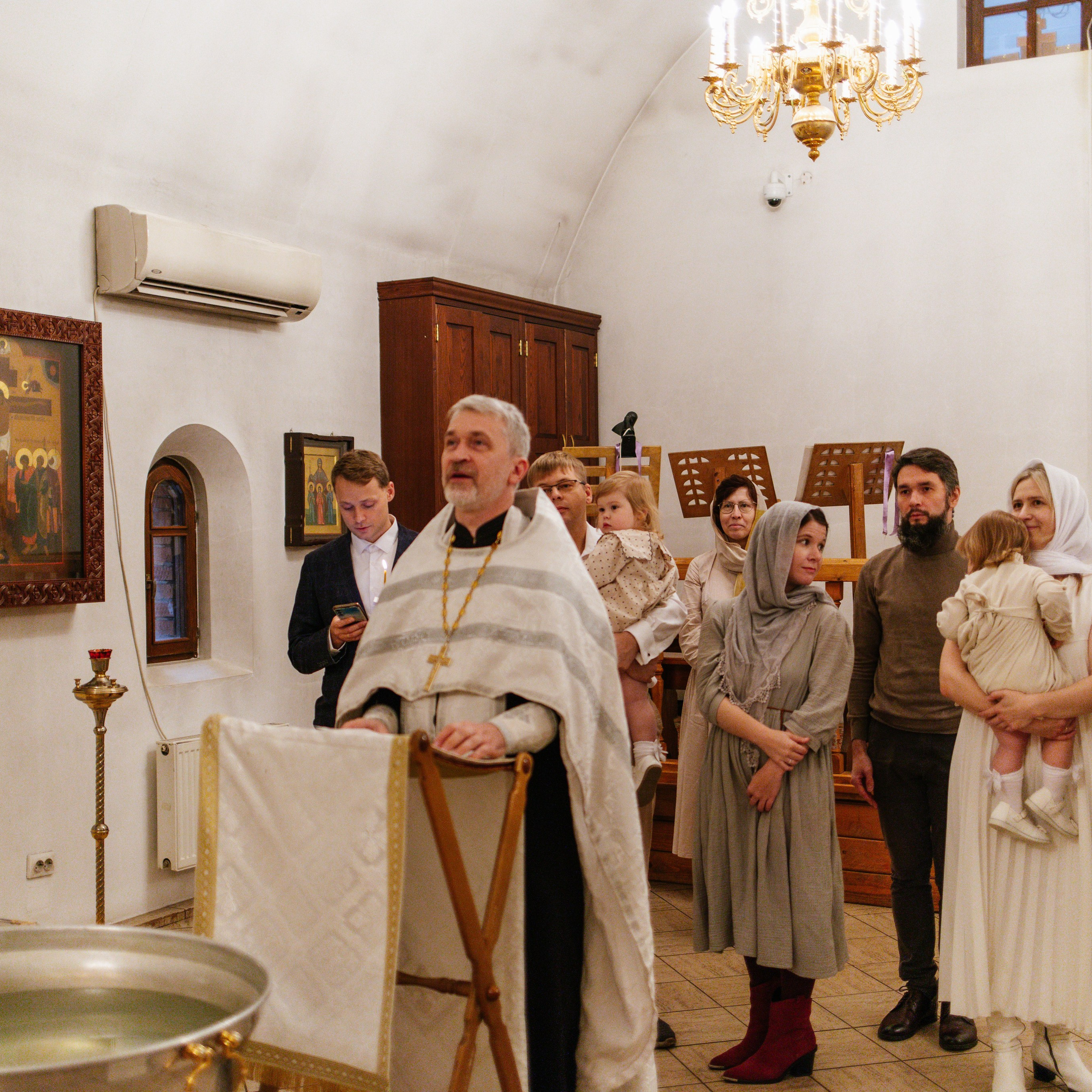 Крещение девочек