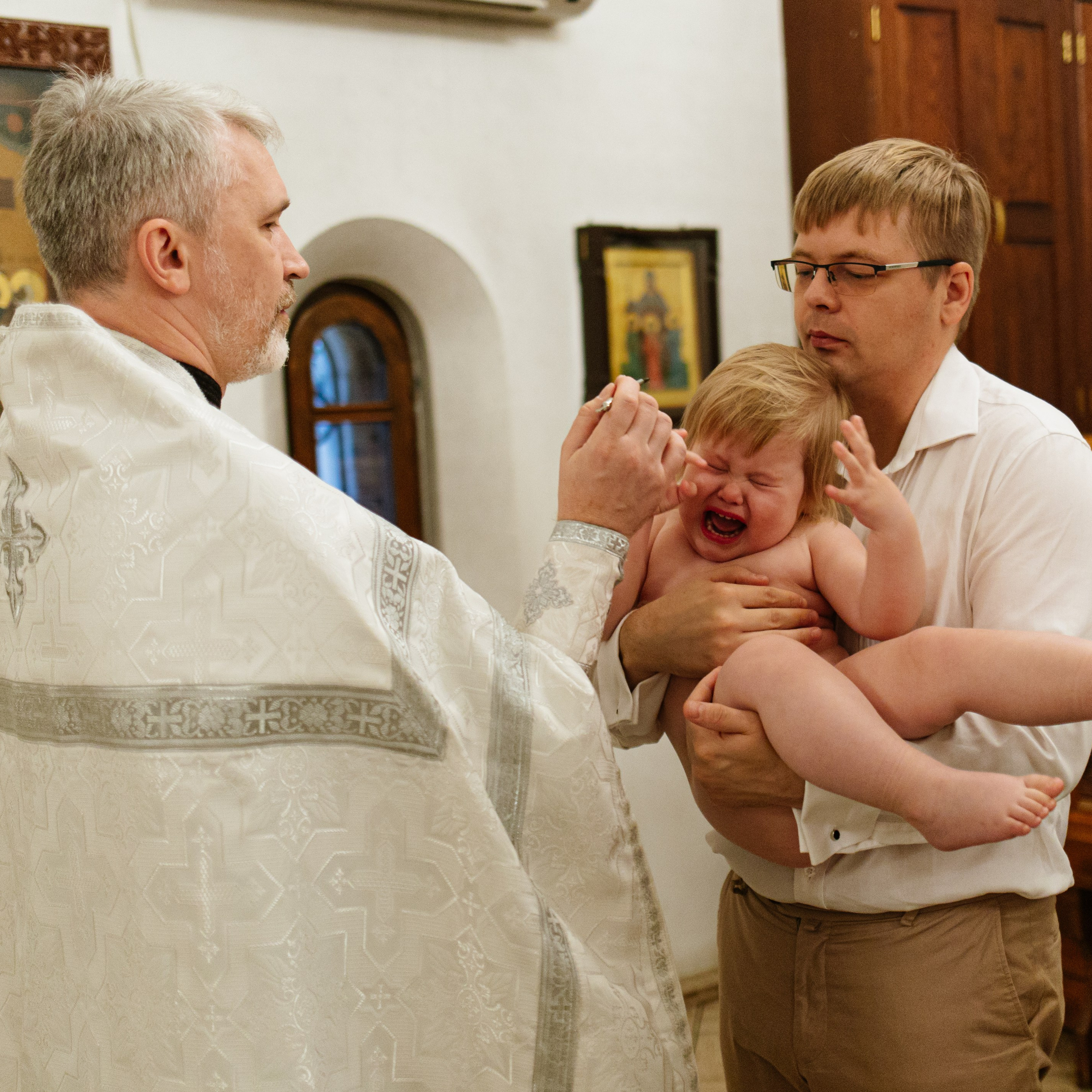 Крещение девочек