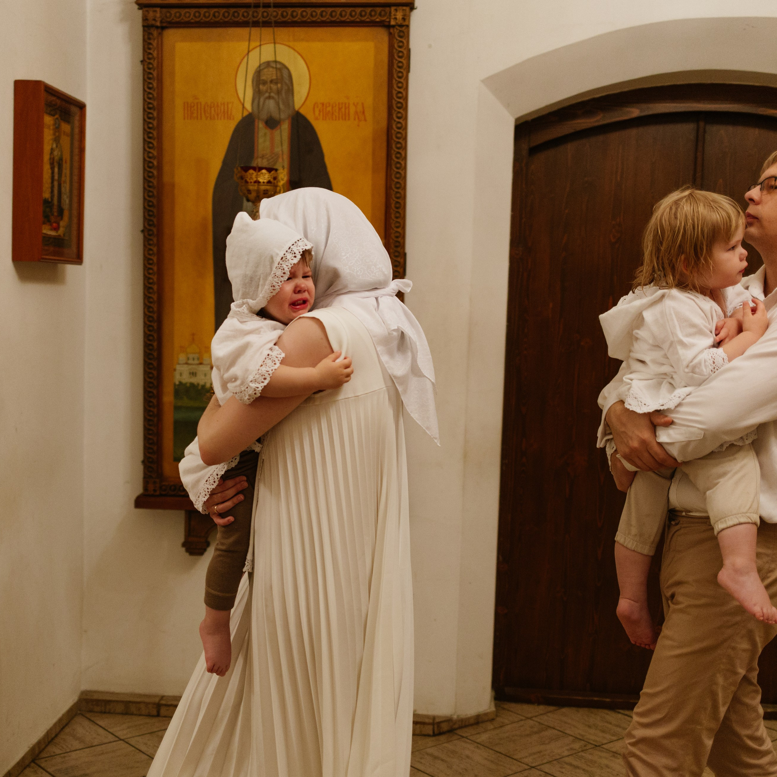 Крещение девочек