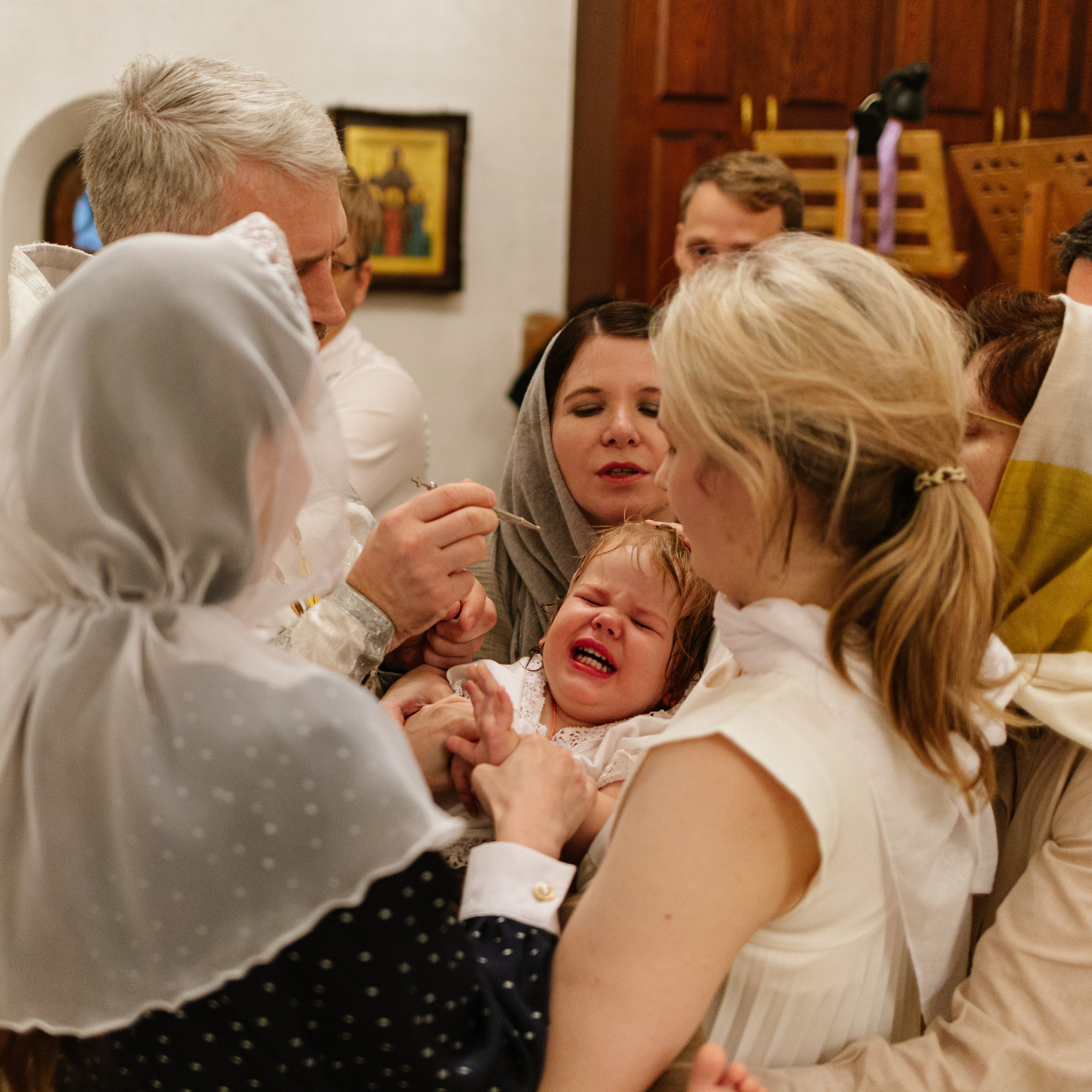 Крещение девочек