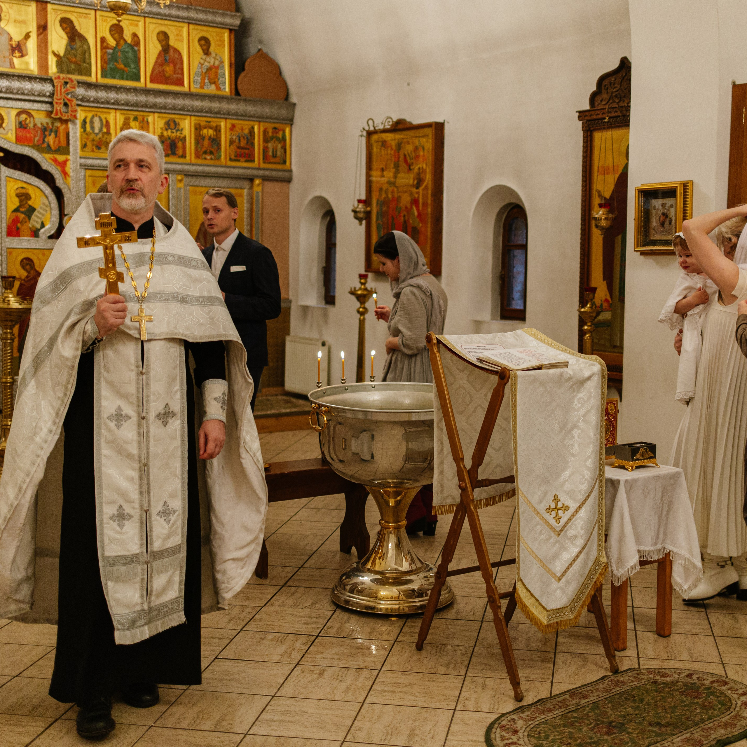 Крещение девочек