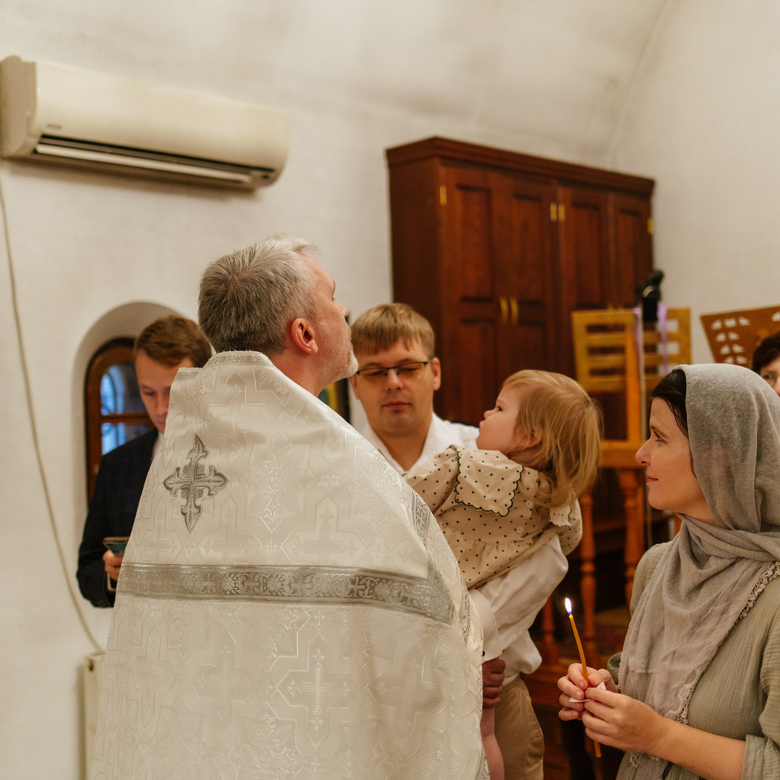 Крещение девочек