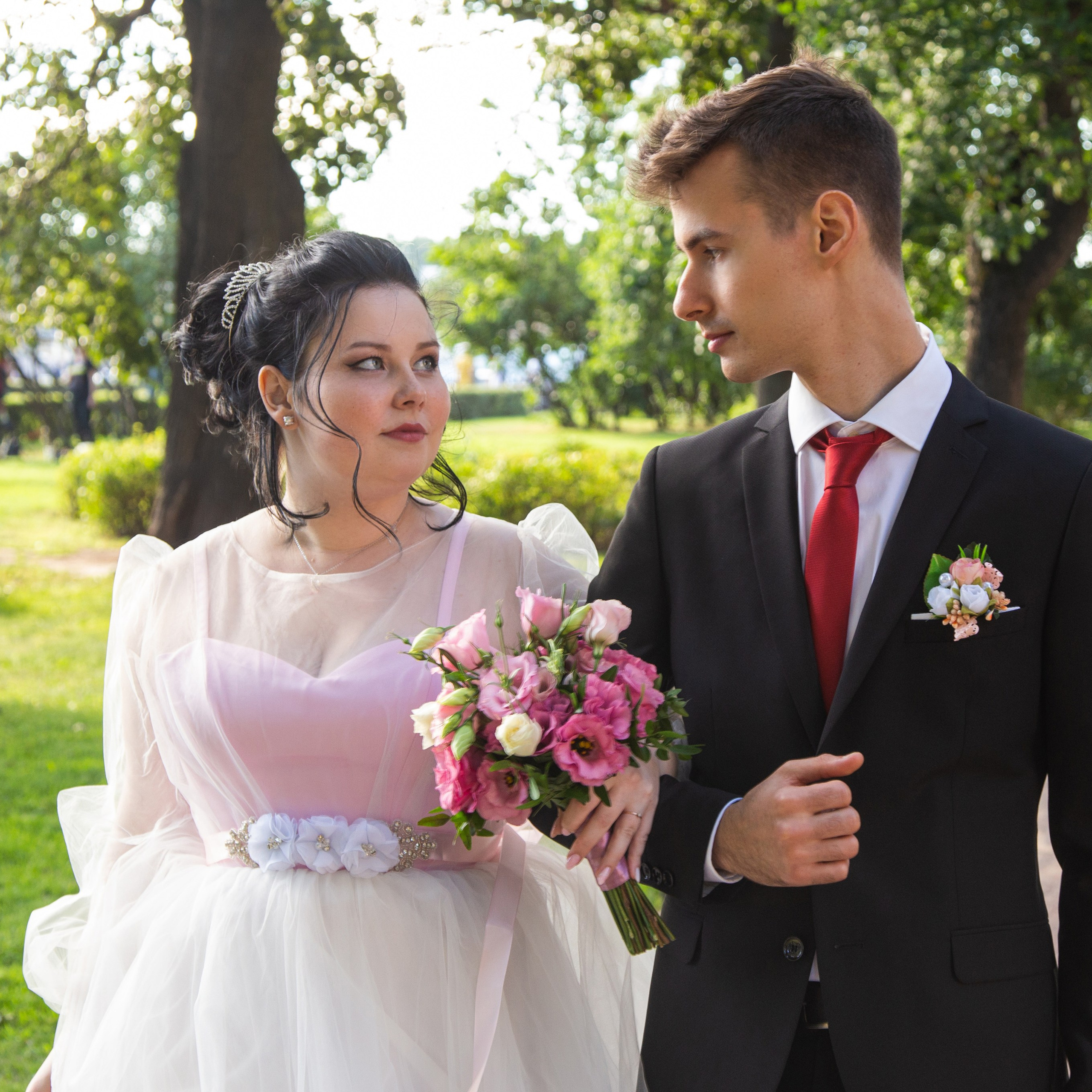 Свадебная фотосессия в Загсе на Фурштатской