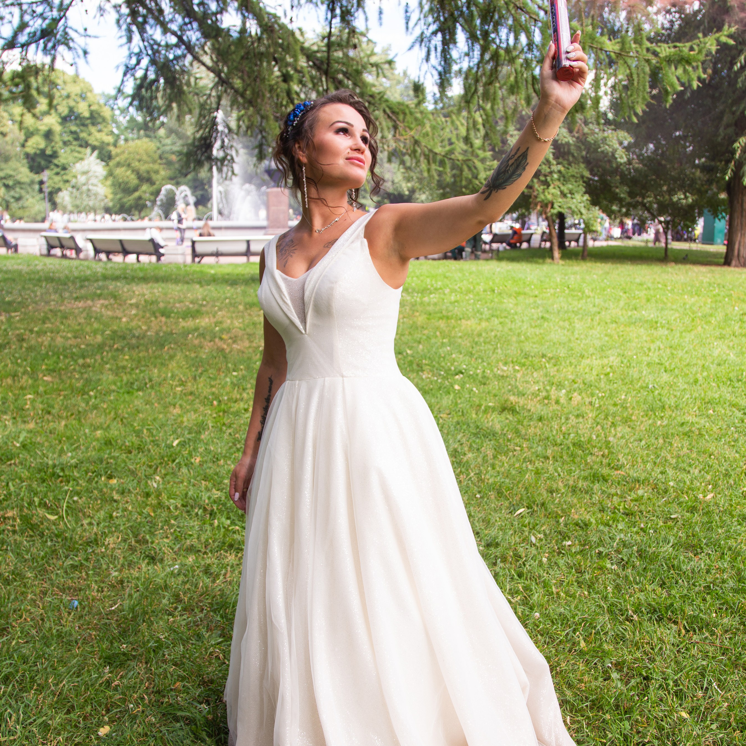 Свадебная фото прогулка по центру Санкт-Петербурга