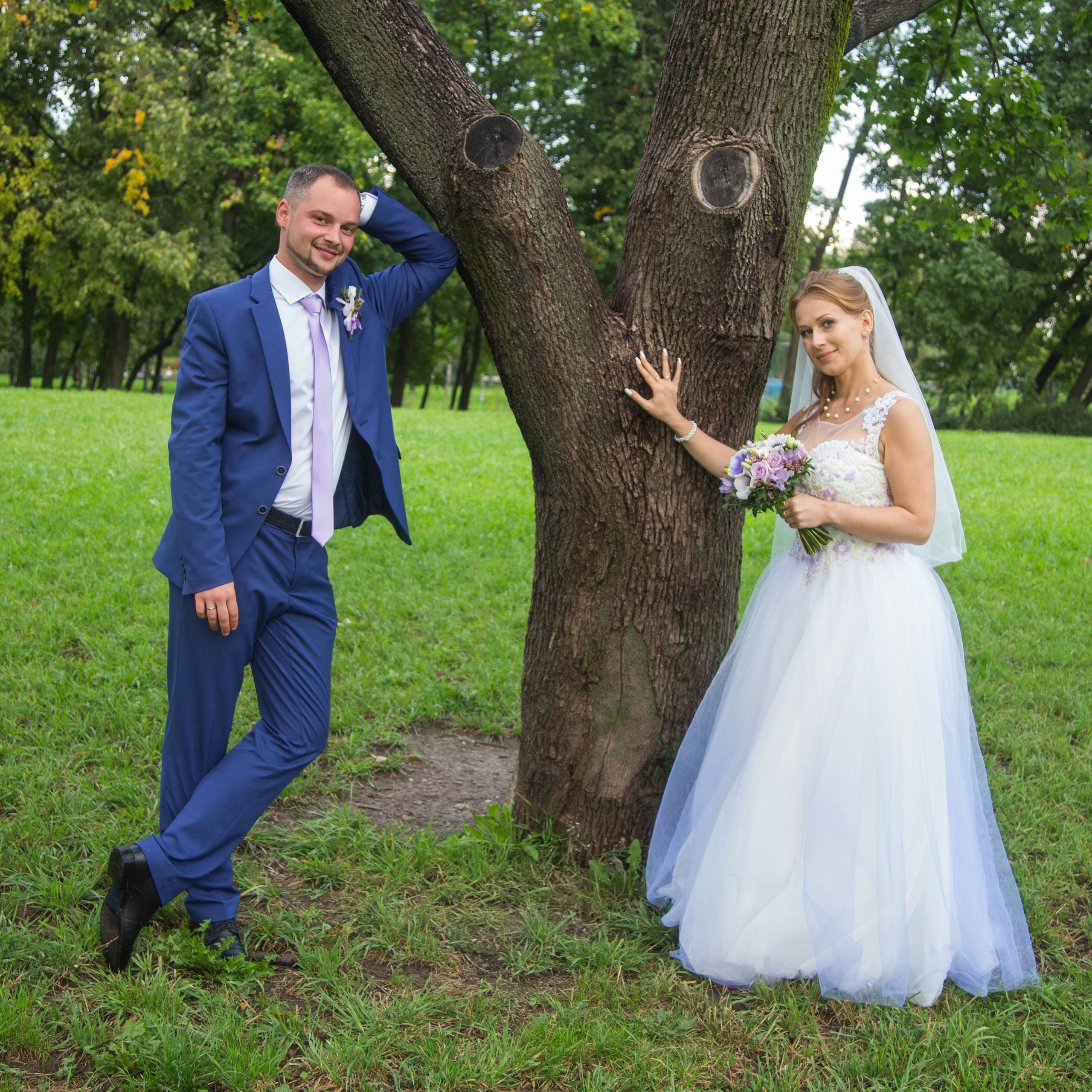 Свадебная фотосессия в Летнем саду и набережной Невы