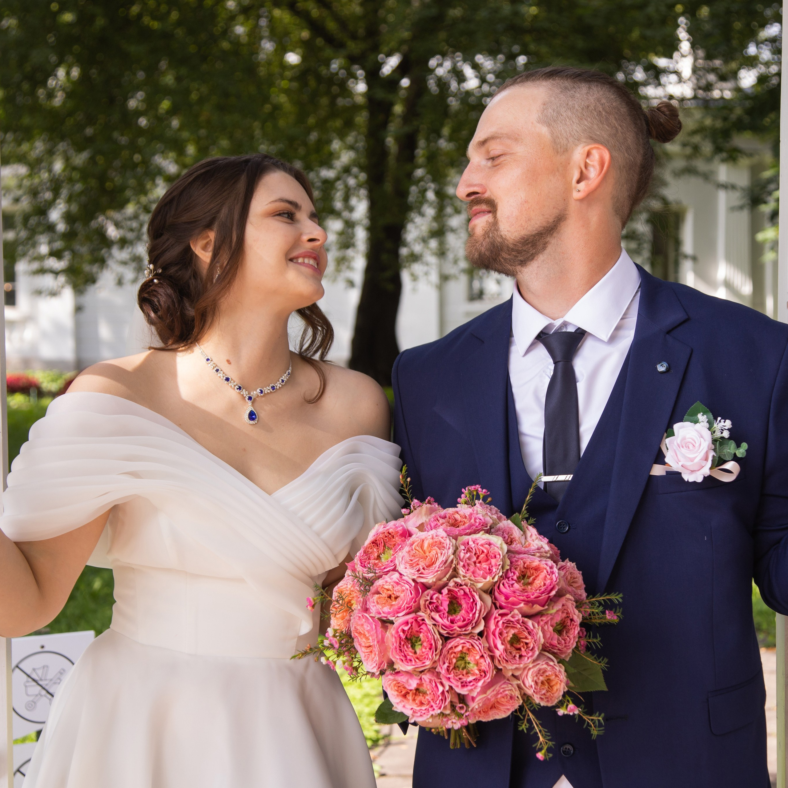 Свадебная фото прогулка на Елагином острове